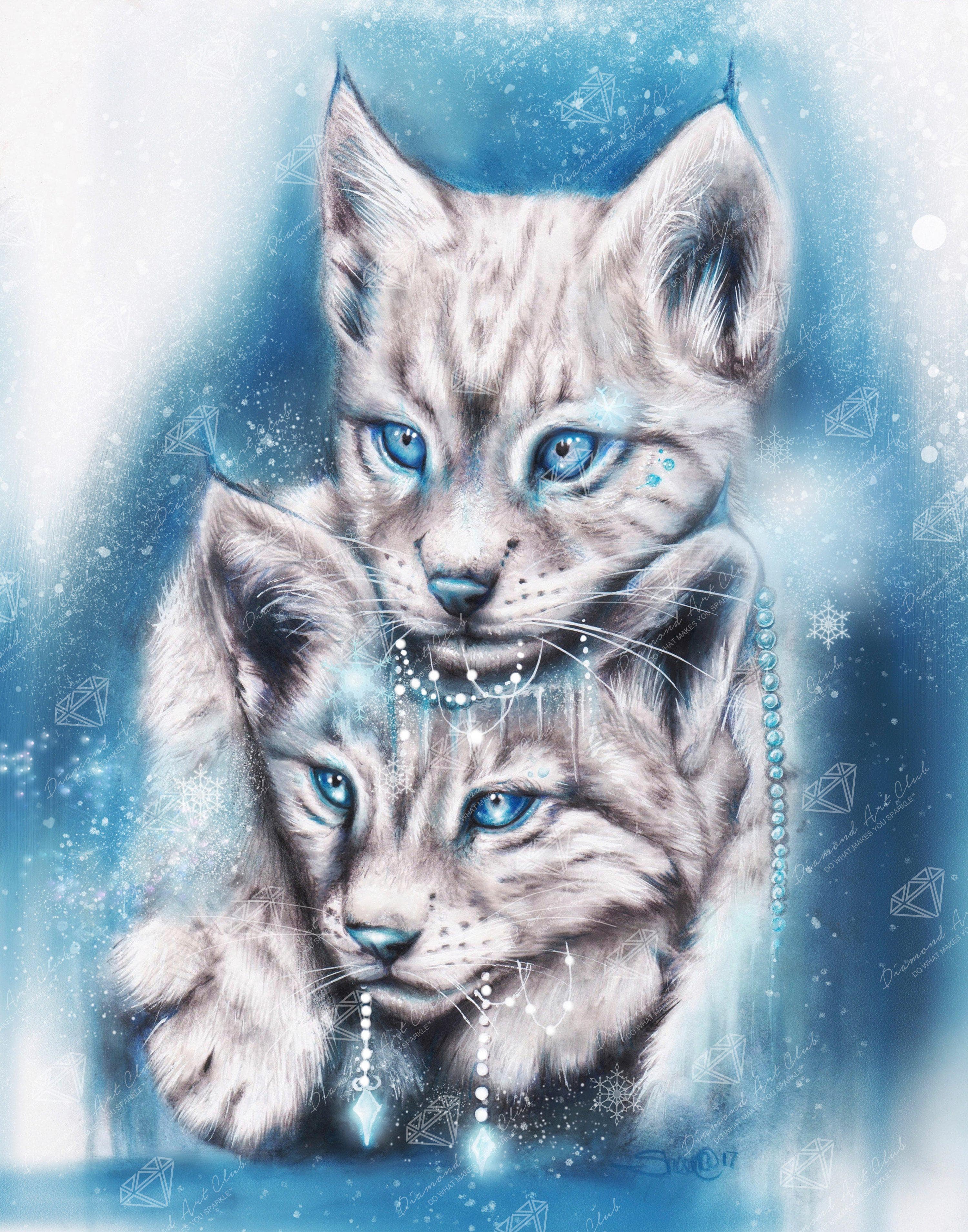 Blue Winter Lynx