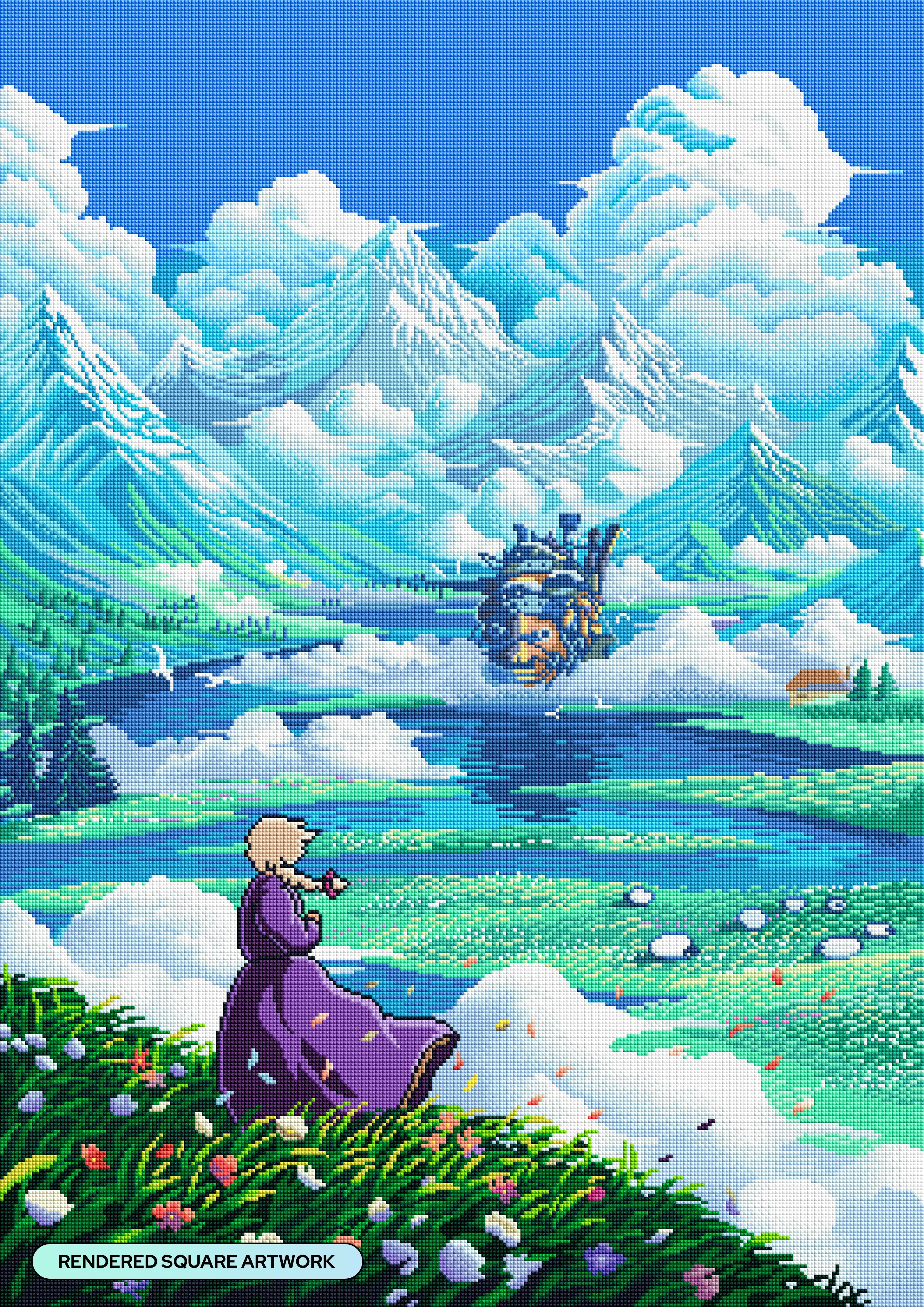Castle and Mountains - Image 2