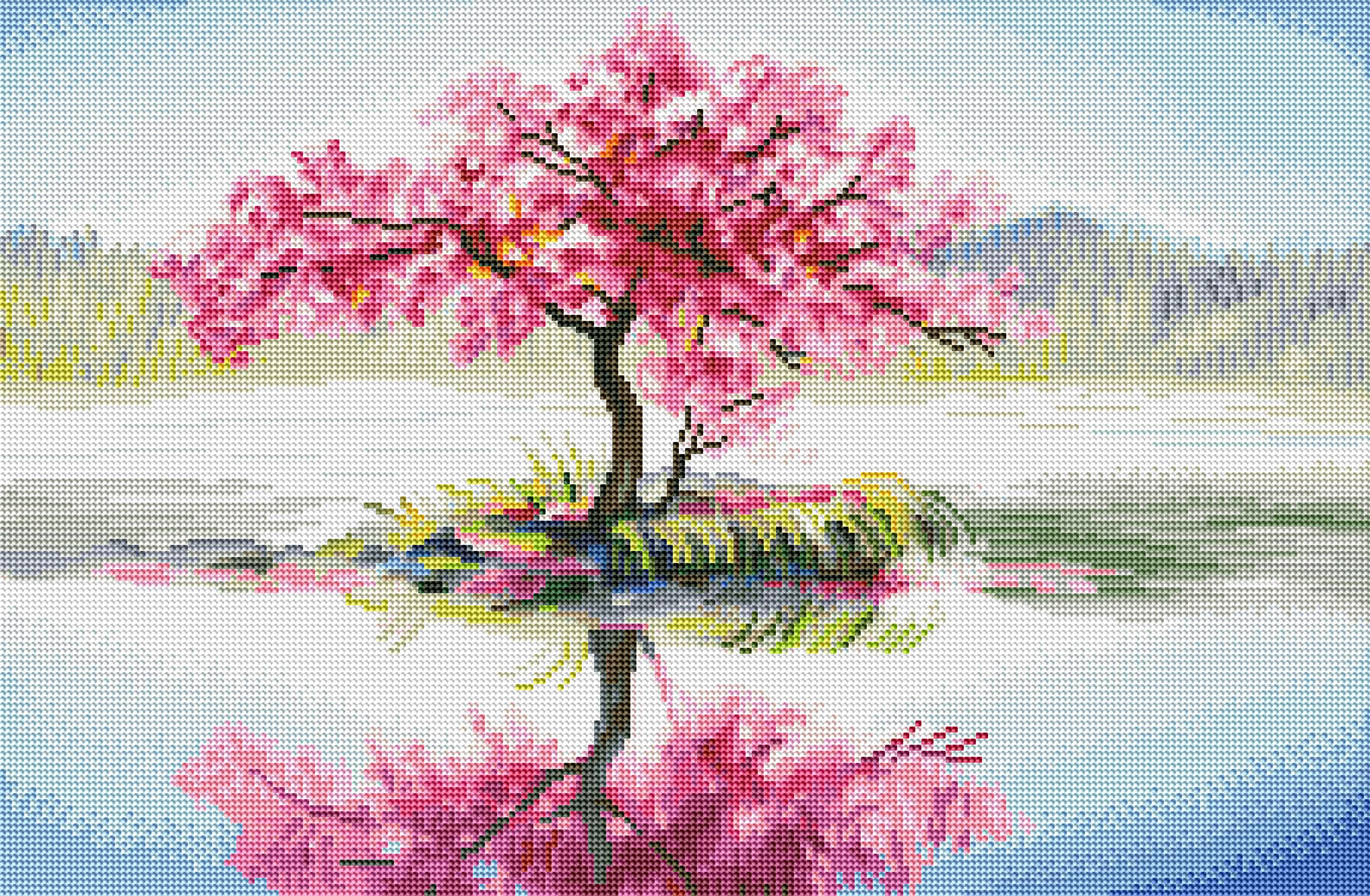Cherry Blossom Reflection - Image 2