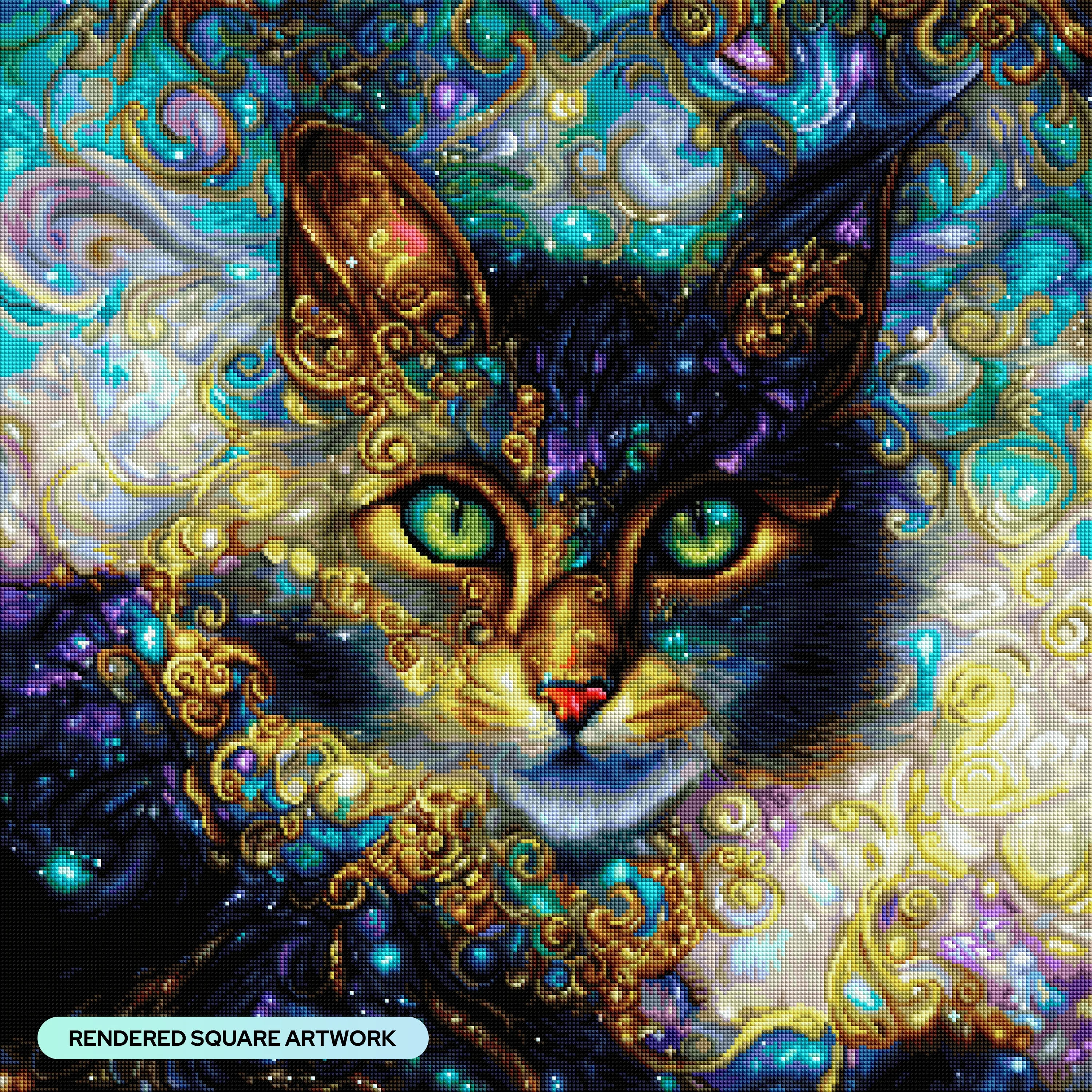 Chloe the Maine Coon Glitter Cat - Image 2