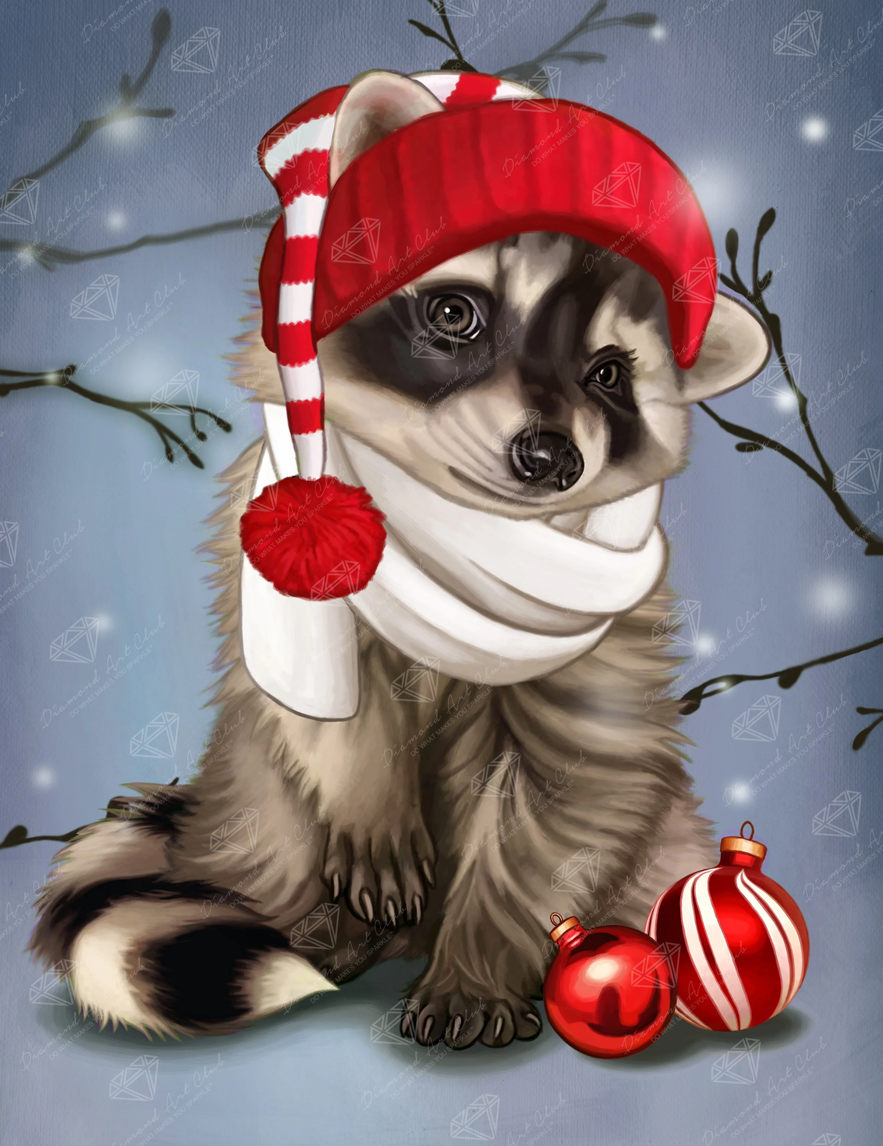 Christmas Raccoon