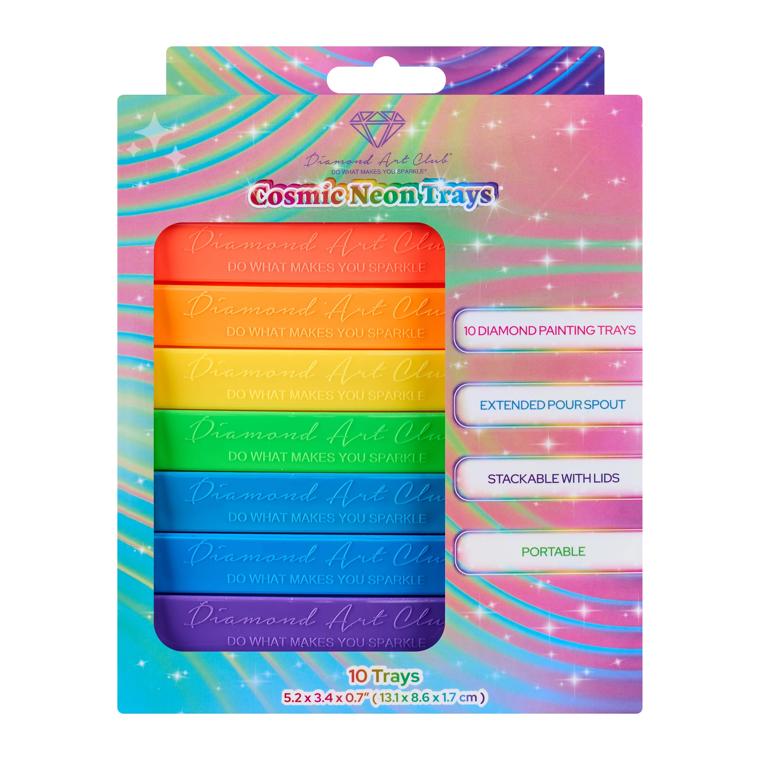 Cosmic Neon Trays (Set of 10) - Image 6