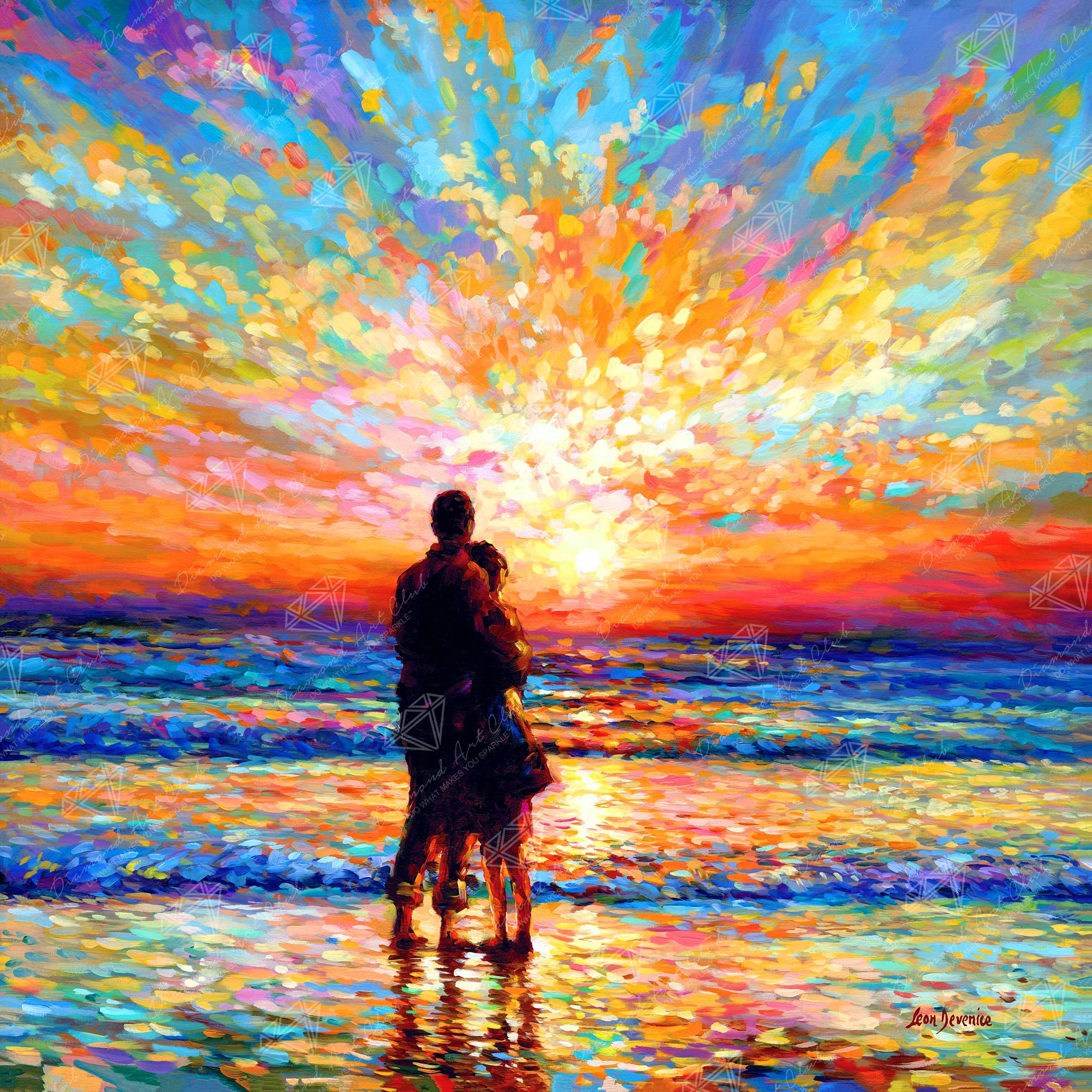 Couple at the Beach Sunset