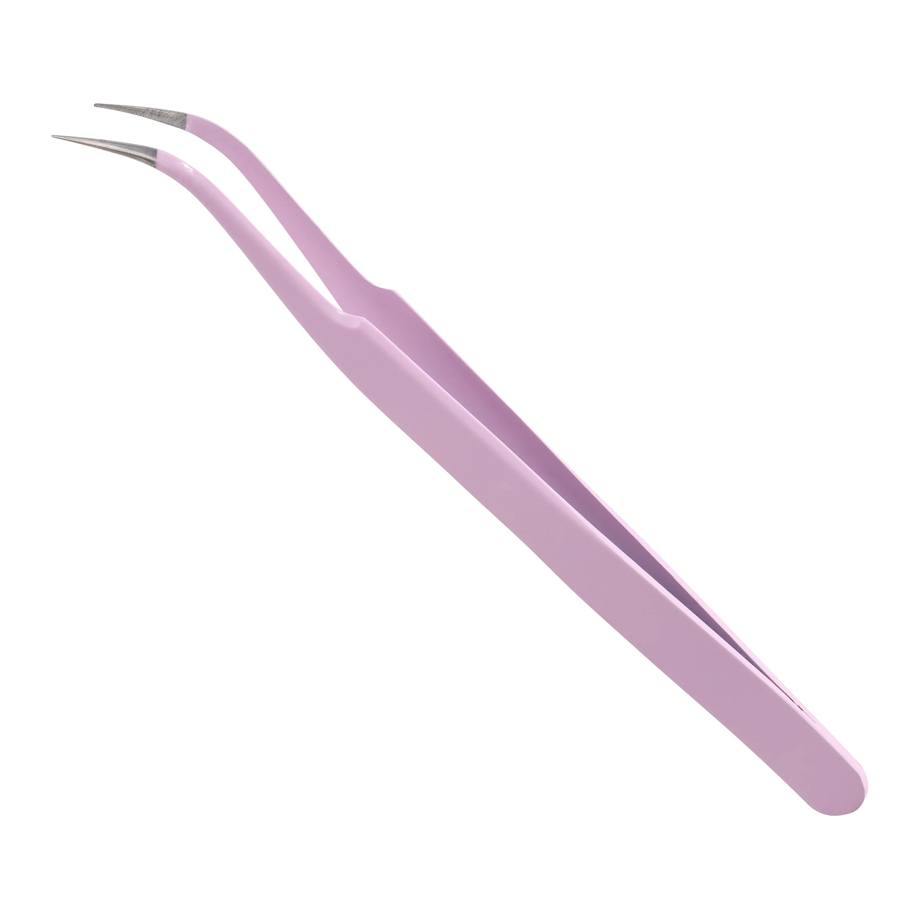 Curved Stainless Steel Tweezers - Image 5