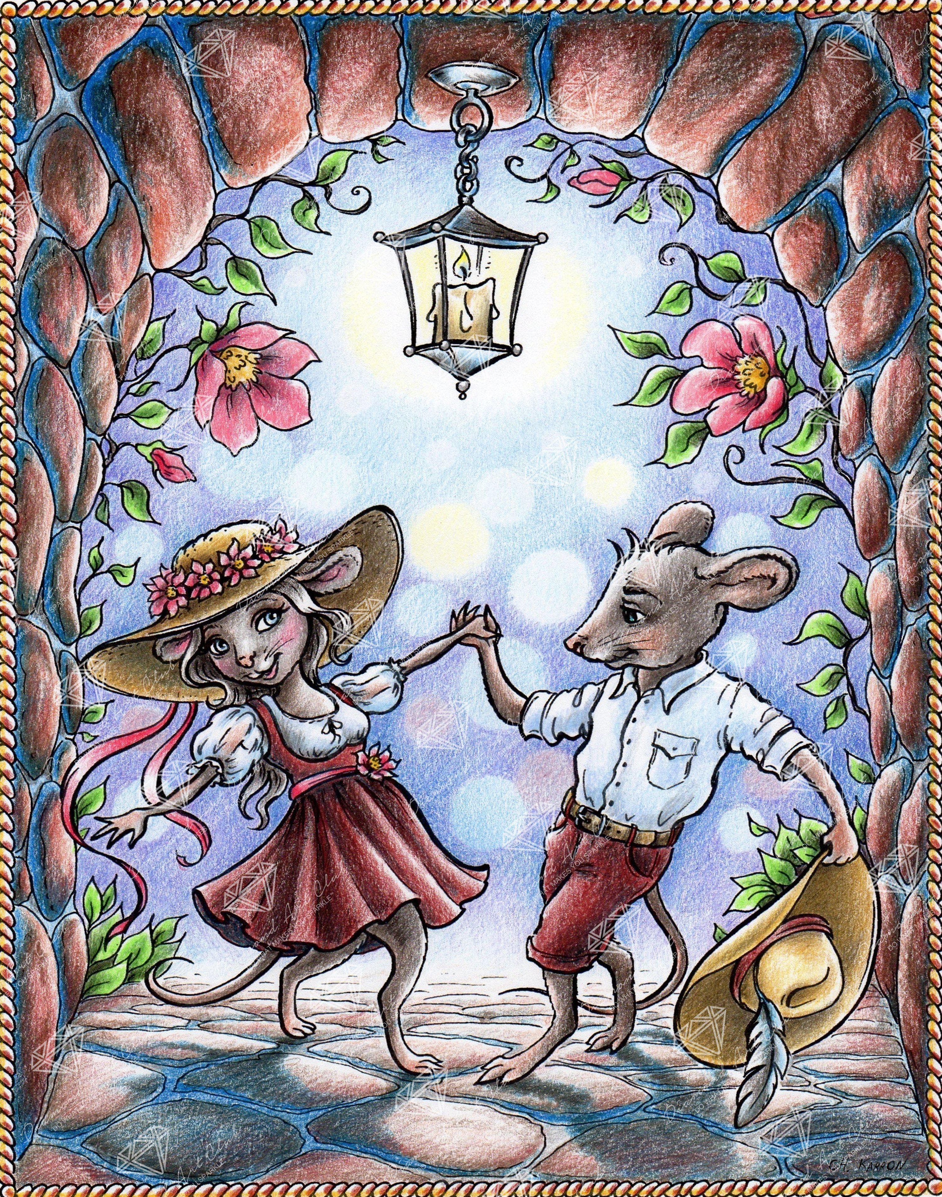 Dancing Mouse Couple