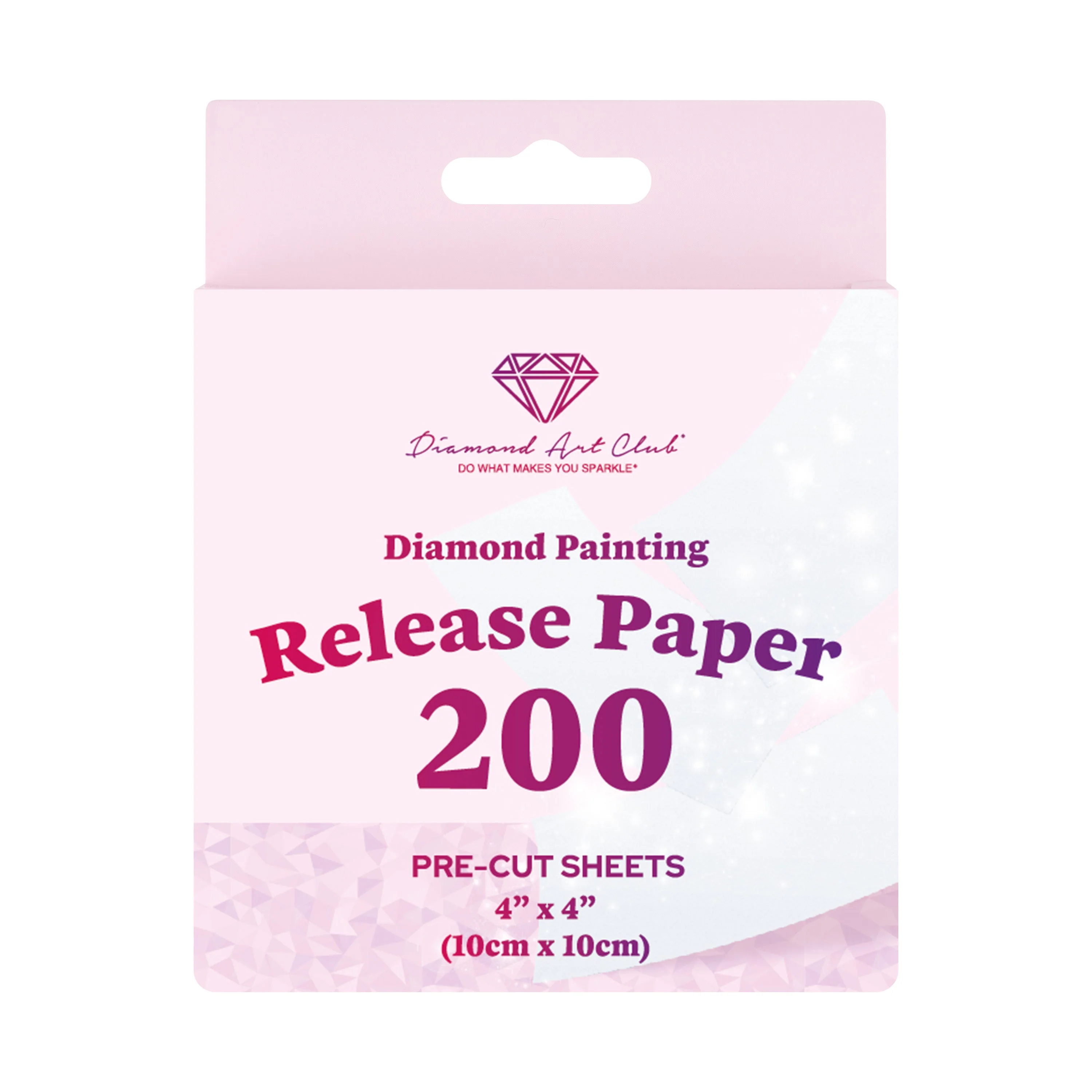 200 Sheets Double-Sided Diamond Painting Release Paper Squares - Image 3
