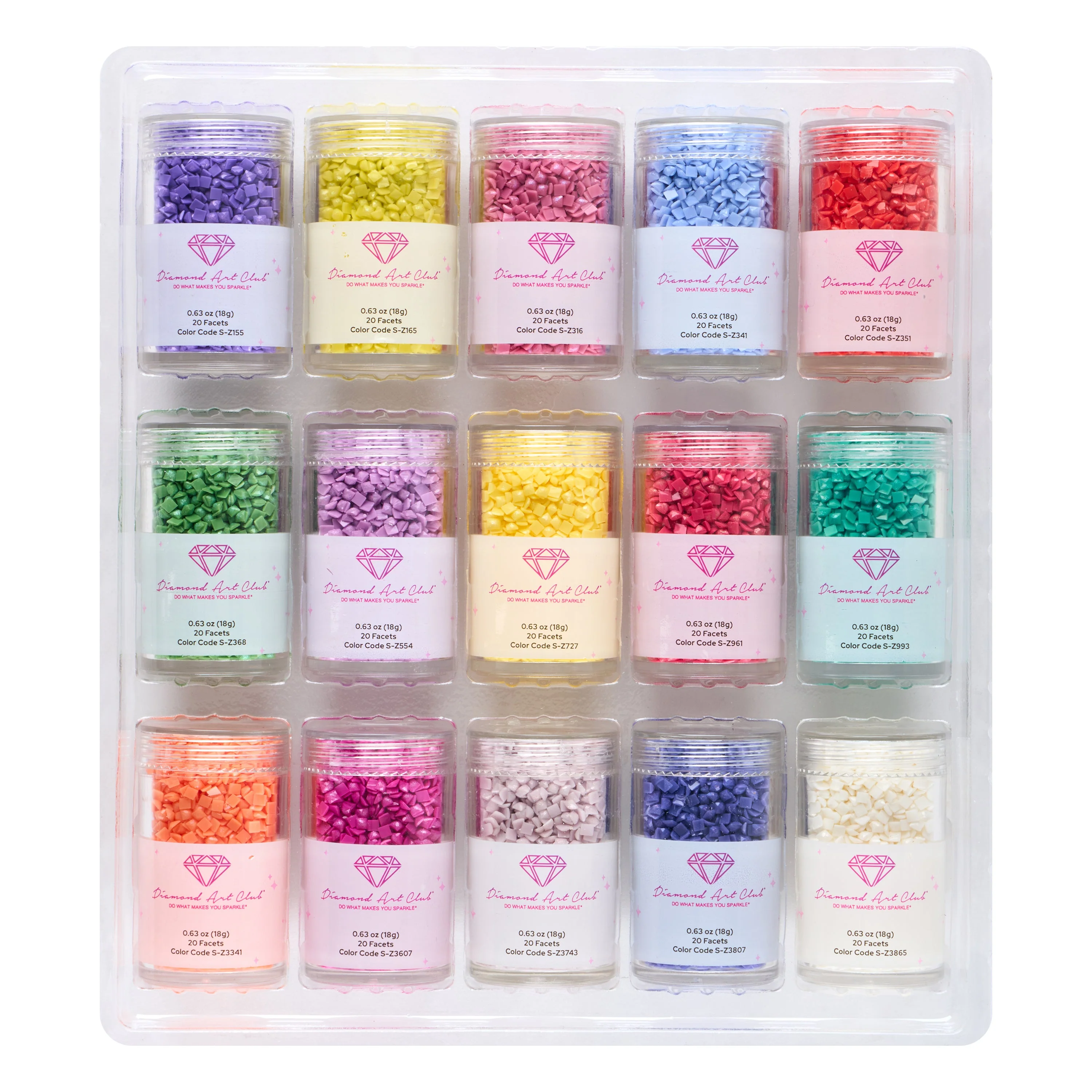 Fairy Dust® - Muted Rainbow Square (Set of 15) - Image 2