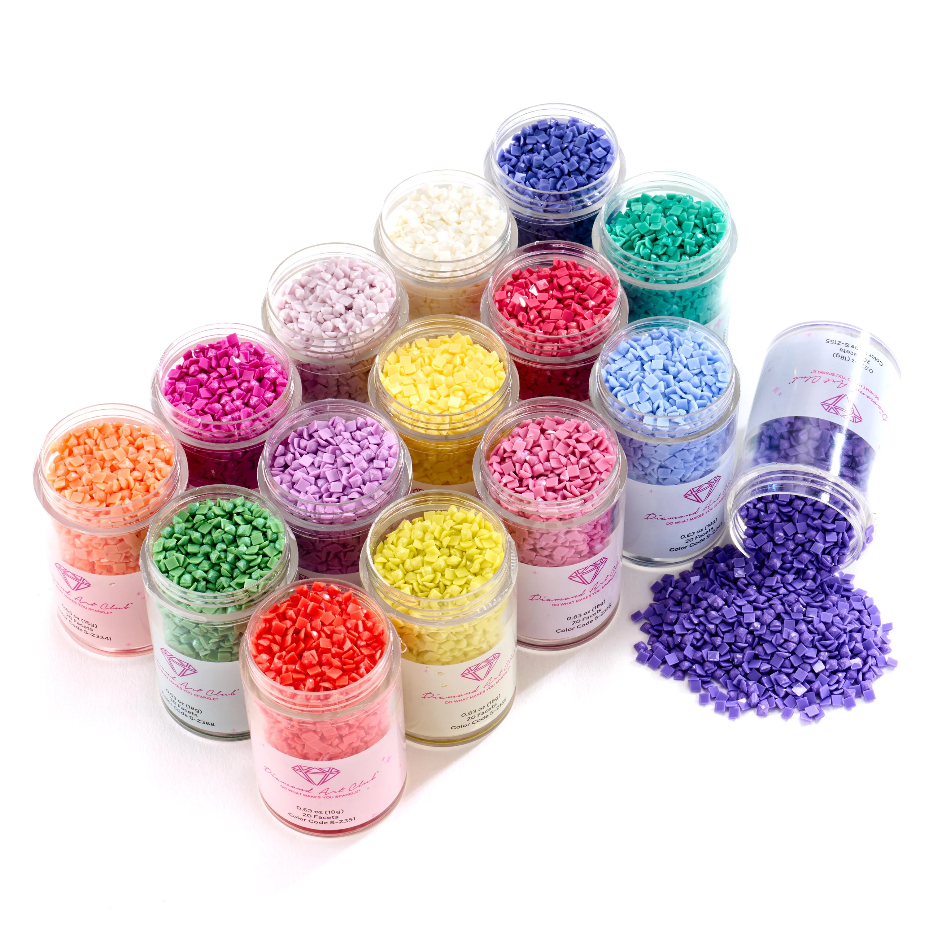 Fairy Dust® - Muted Rainbow Square (Set of 15) - Image 3