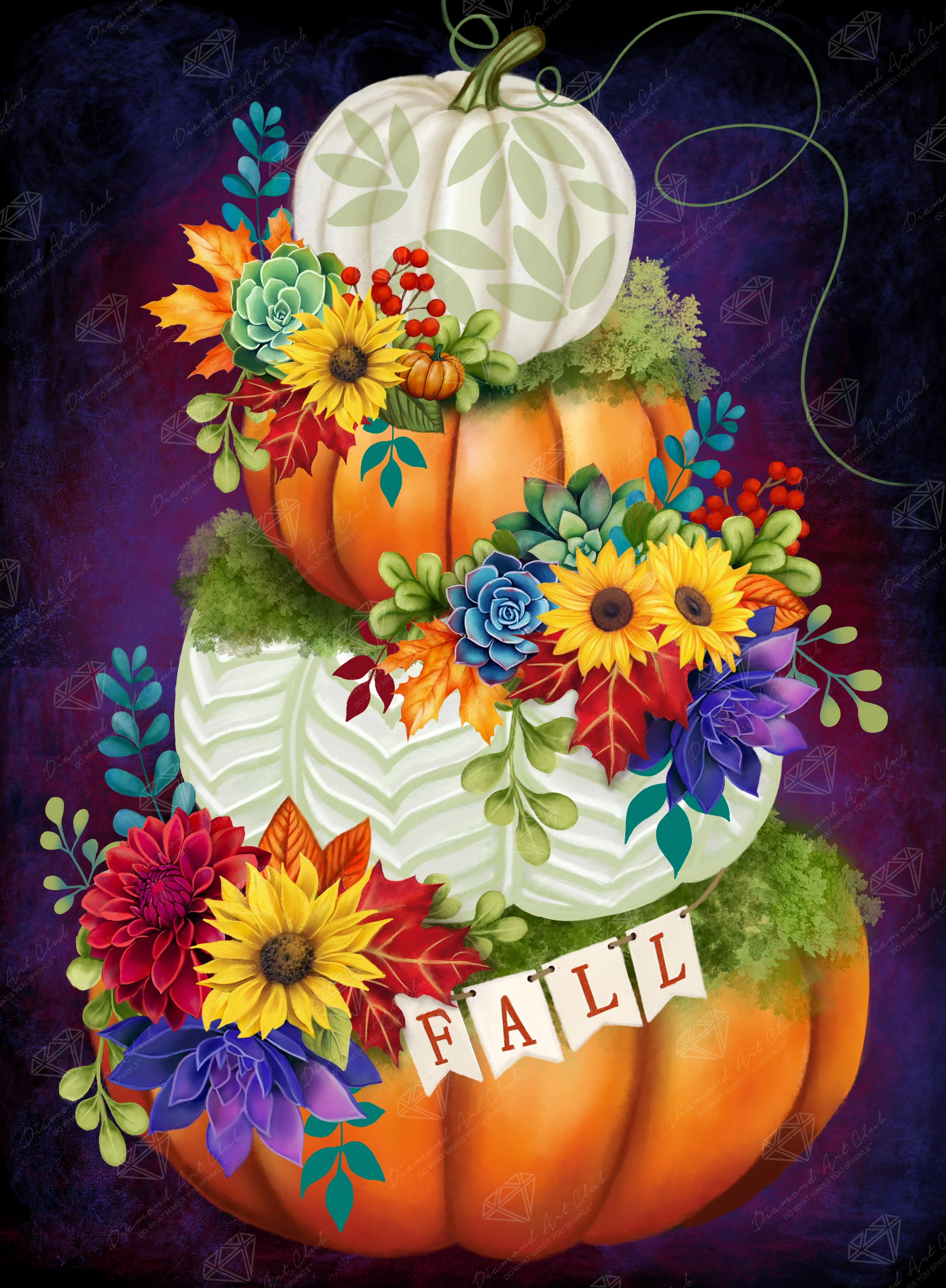 Fall Pumpkin Stack