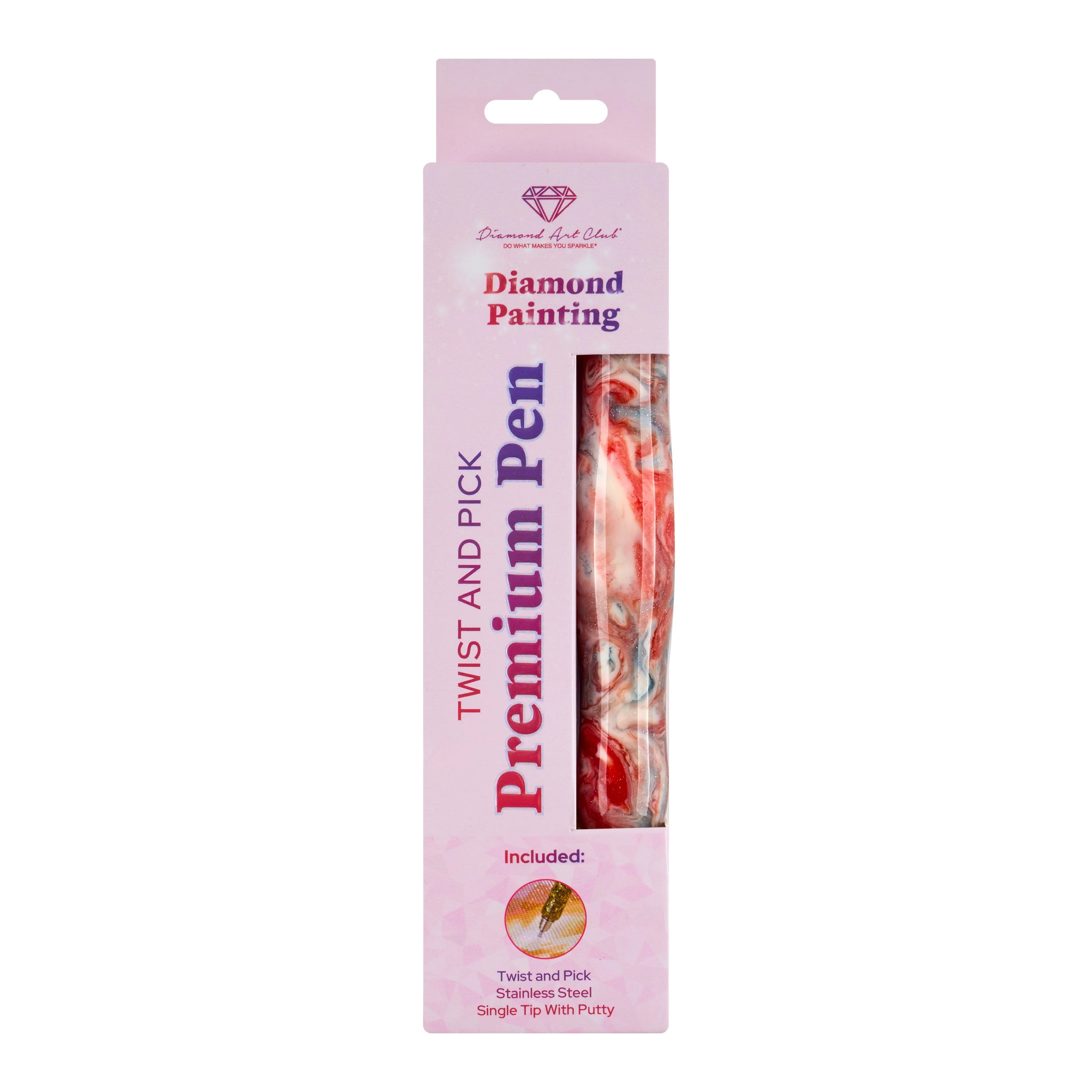 Twist And Pick Premium Pen - Fireworks Fandango Swirl - Image 3