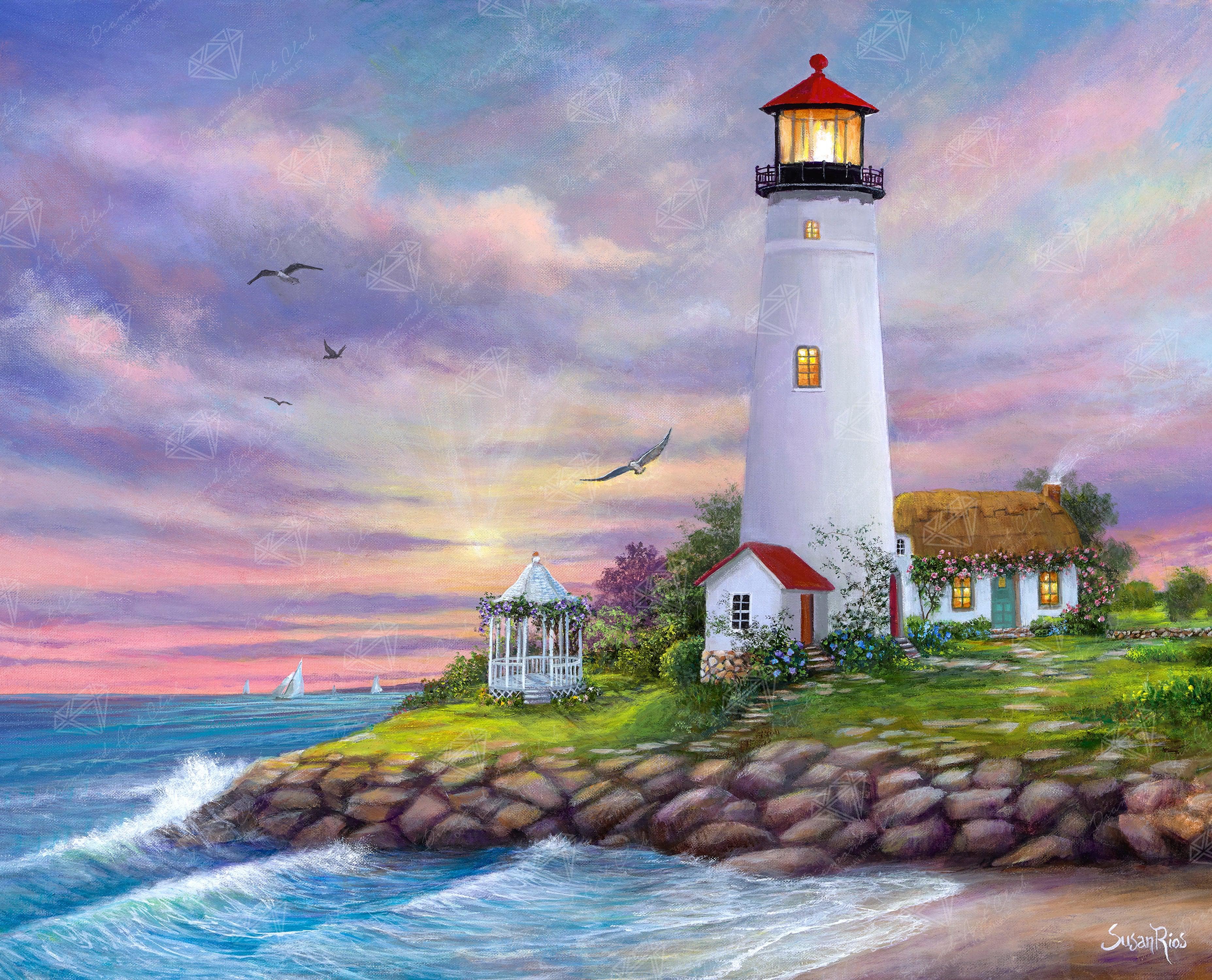 Glorious Sunset Lighthouse
