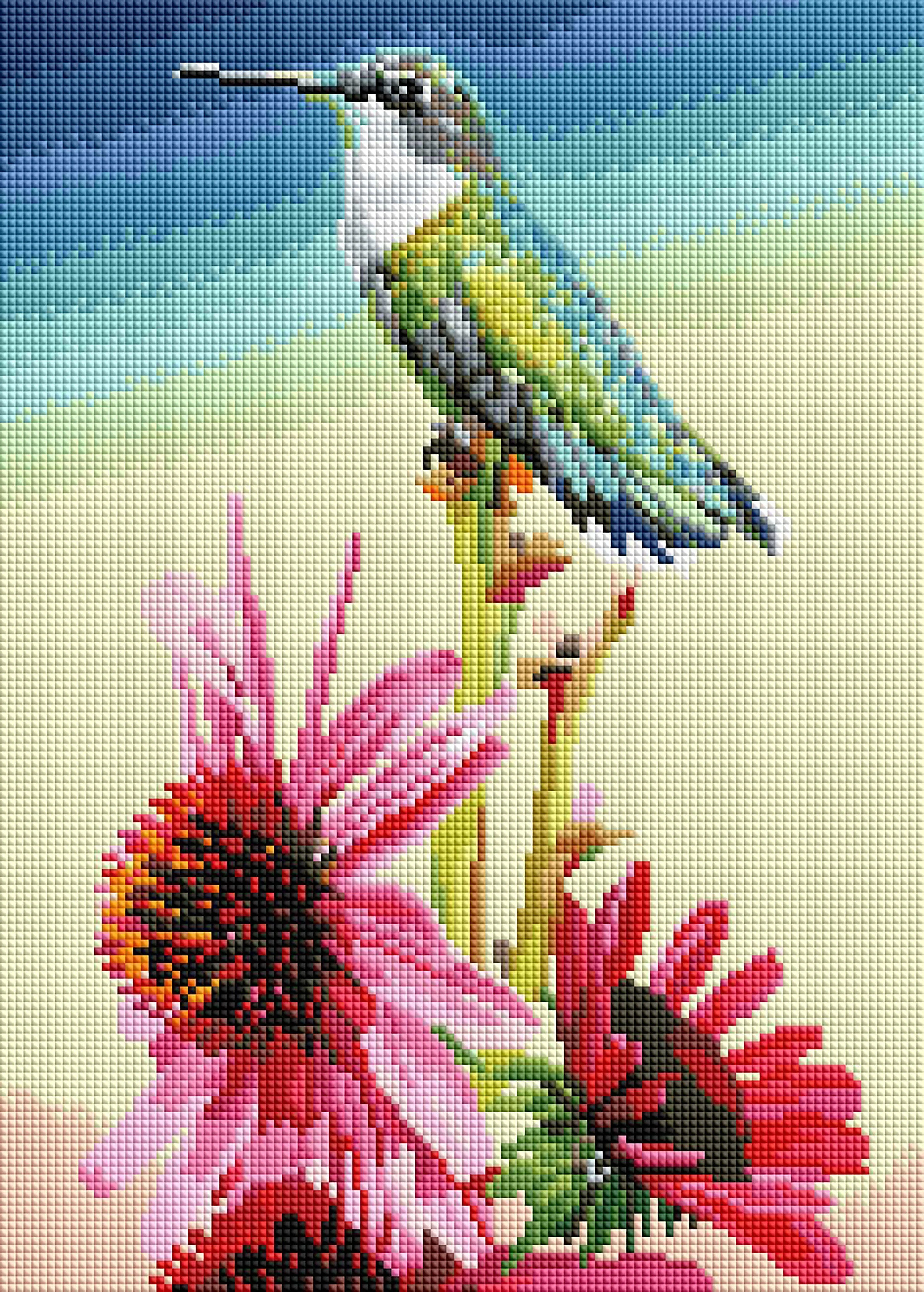 Humming Bird on a Flower - Image 2