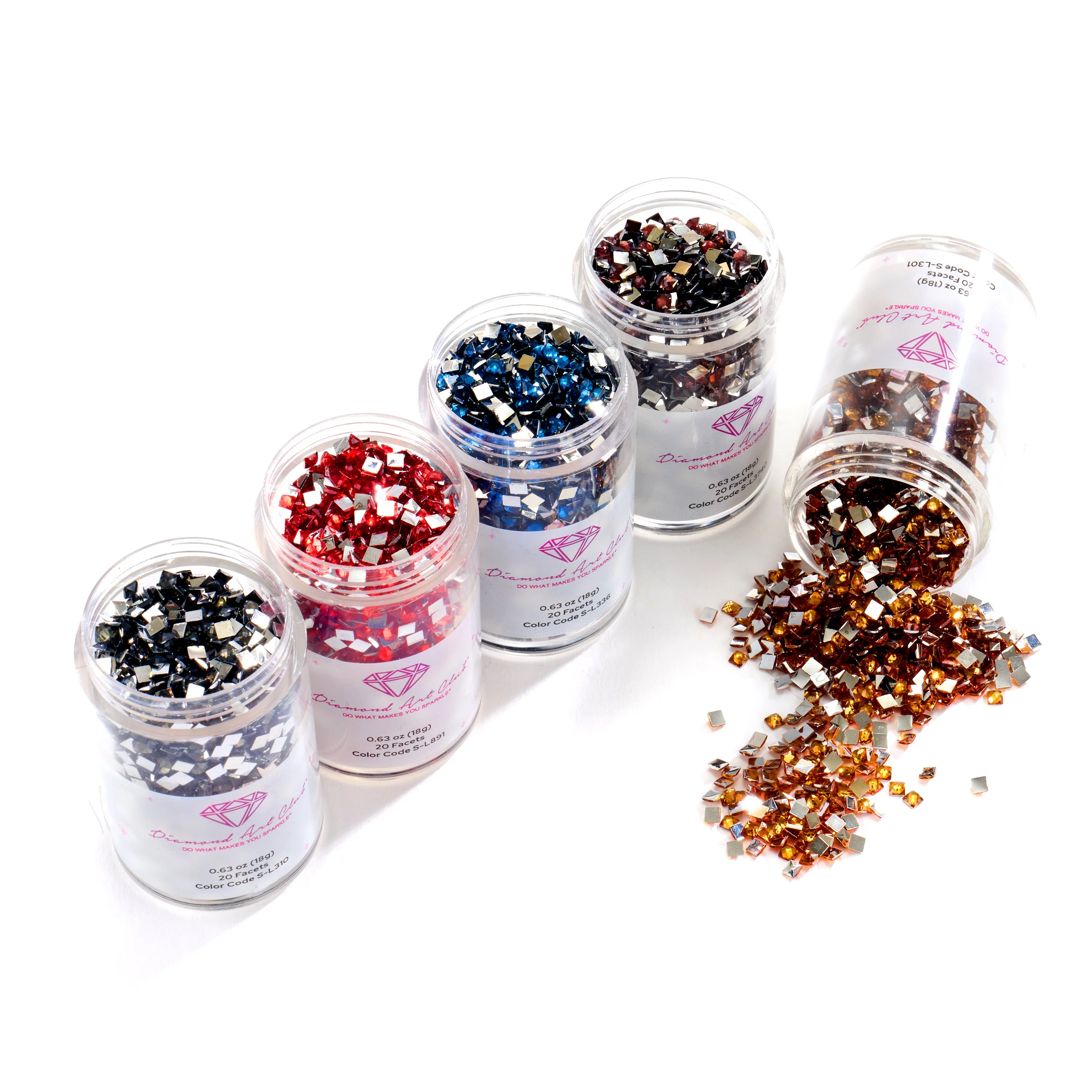 Iridescent - Jewel Tones Square  (Set of 5) - Image 3