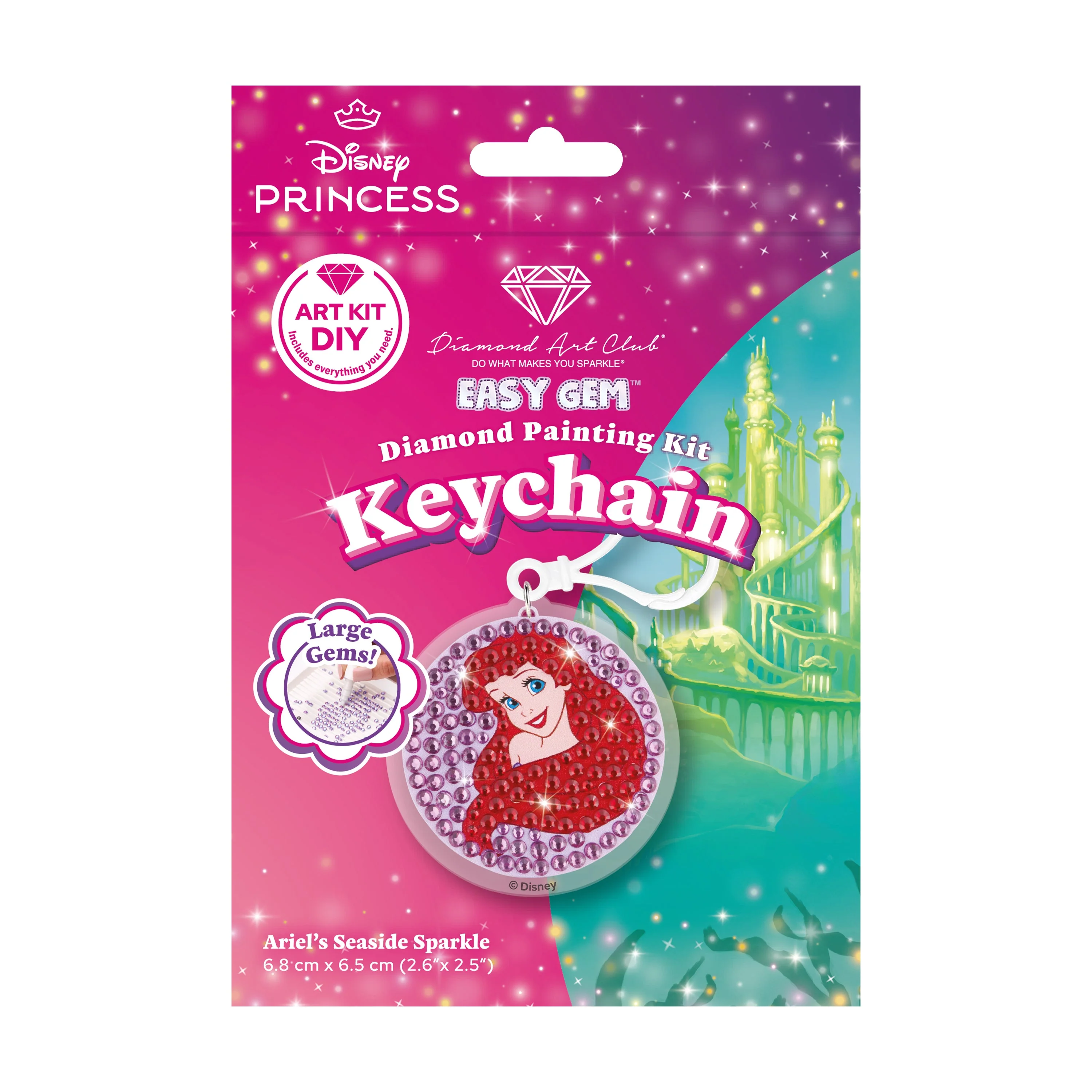 Easy Gem™ Keychain - Ariel’s Seaside Sparkle - Image 6