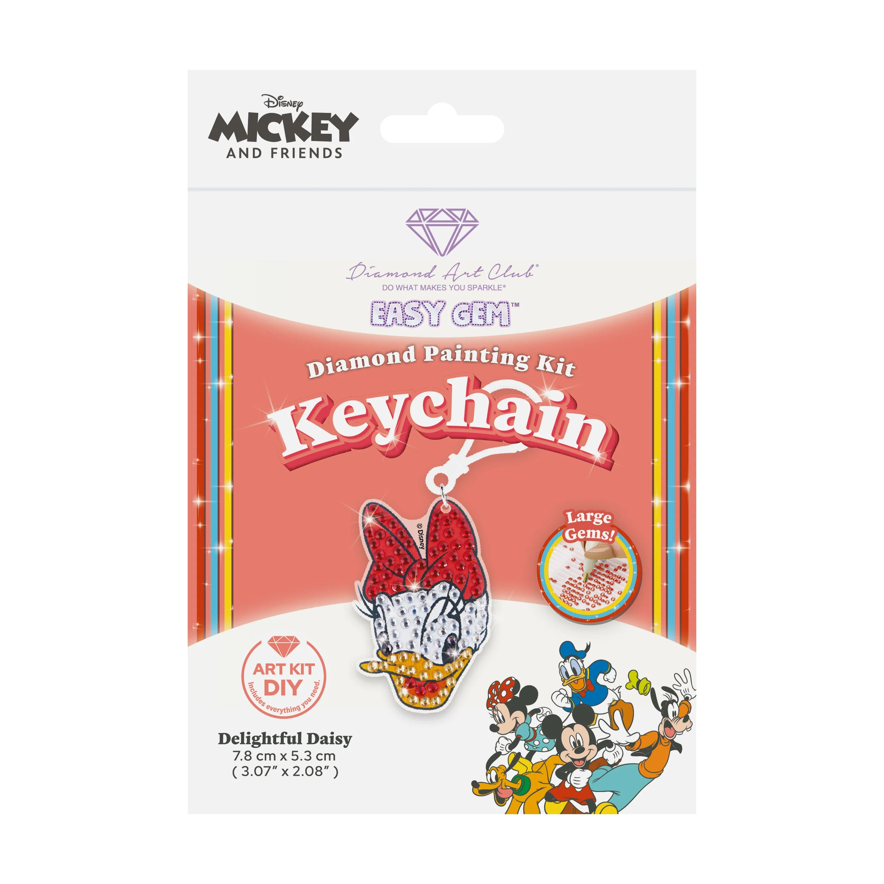 Easy Gem™ Keychain - Delightful Daisy - Image 6