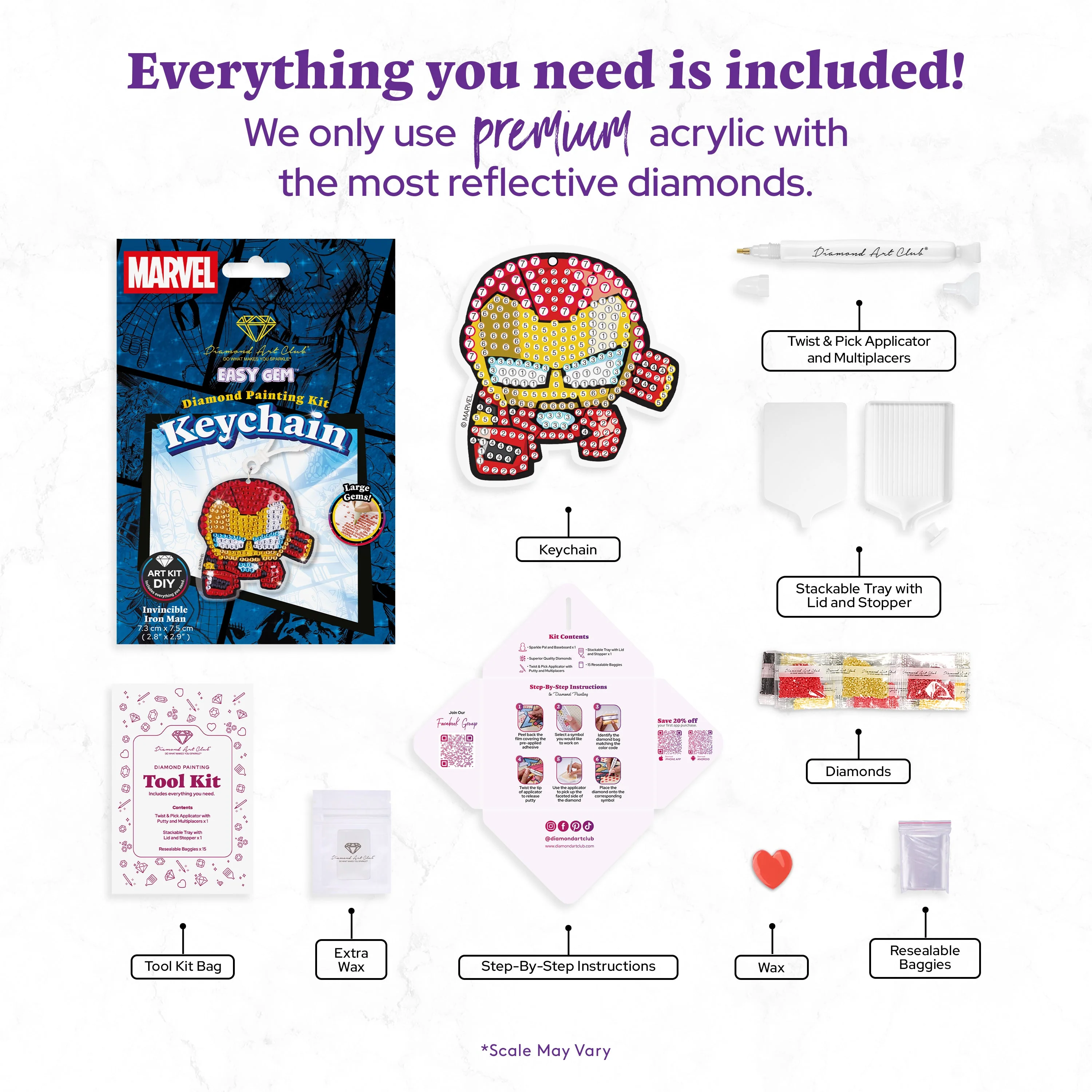 Easy Gem⢠Keychain - Invincible Iron Man⢠- Image 4