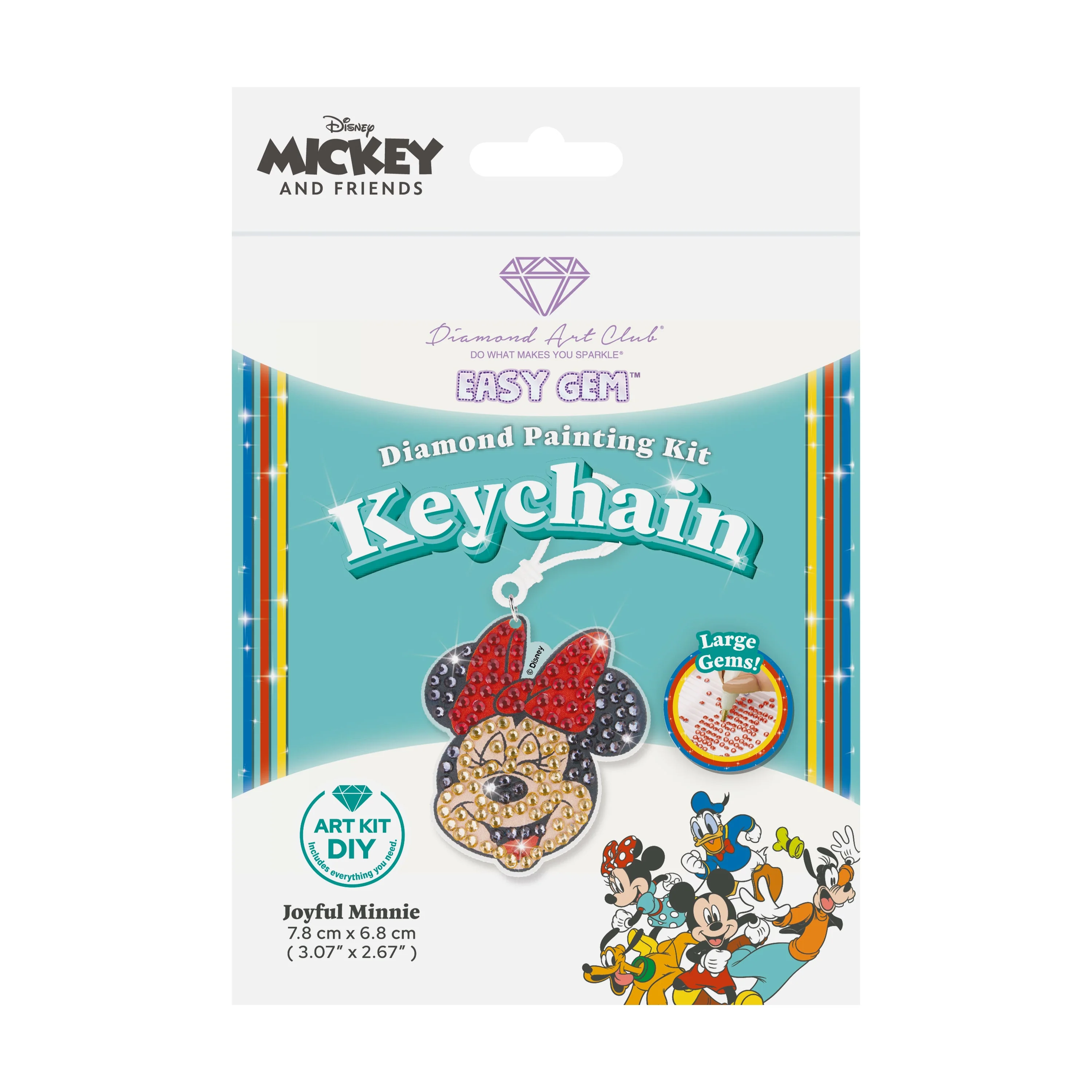 Easy Gem™ Keychain - Joyful Minnie - Image 6