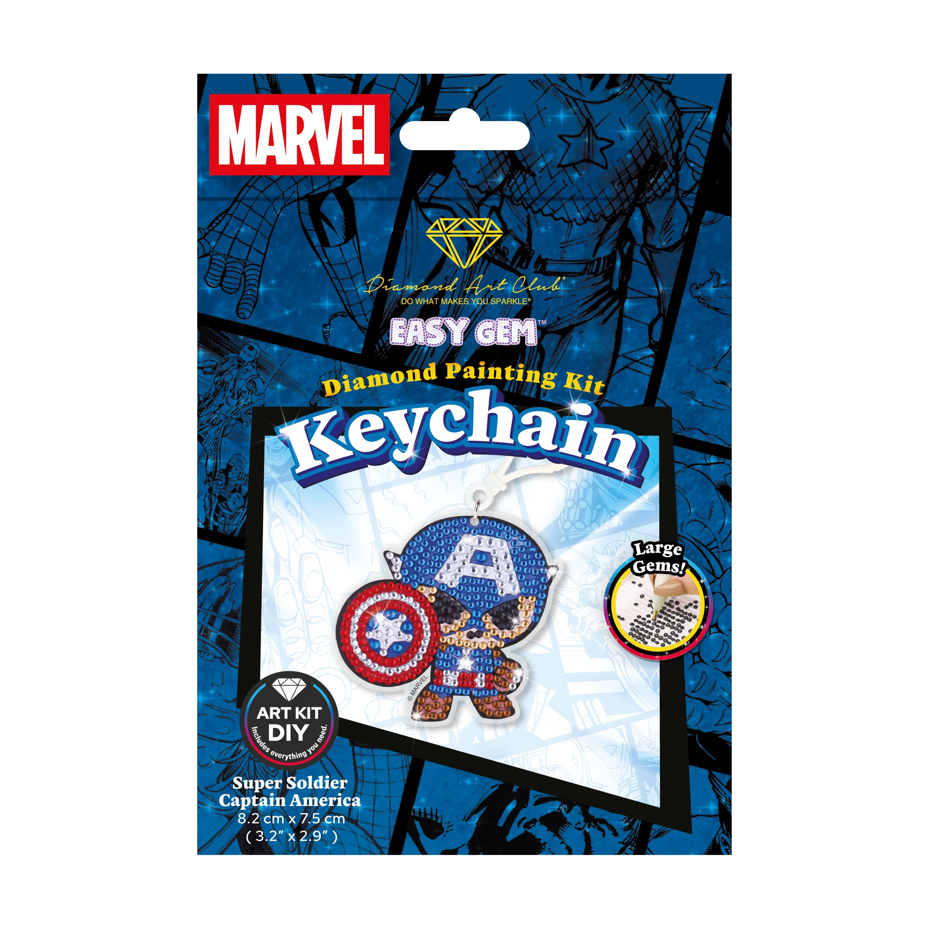 Easy Gem™ Keychain - Super Soldier Captain America™ - Image 5