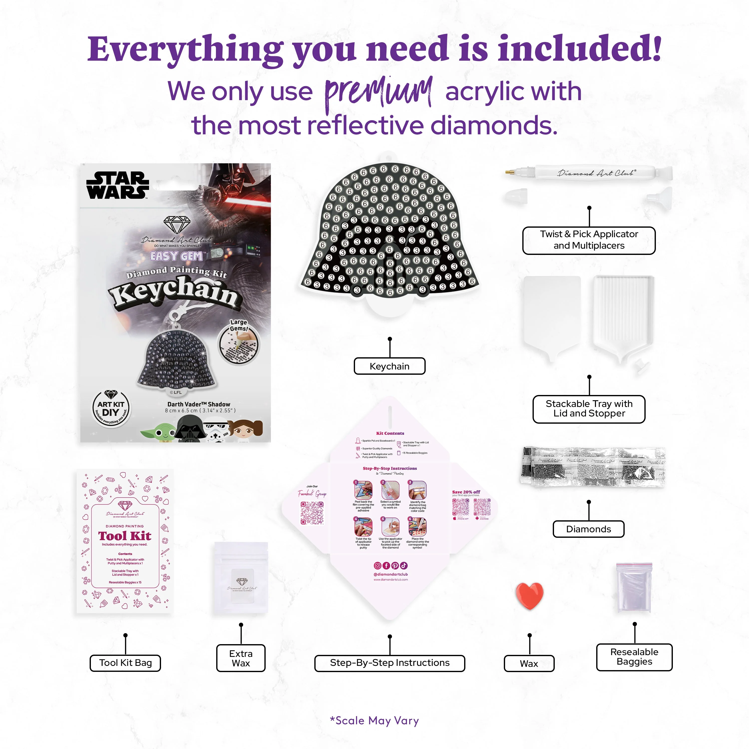 Easy Gem™ Keychain - Vader's Shadow - Image 4