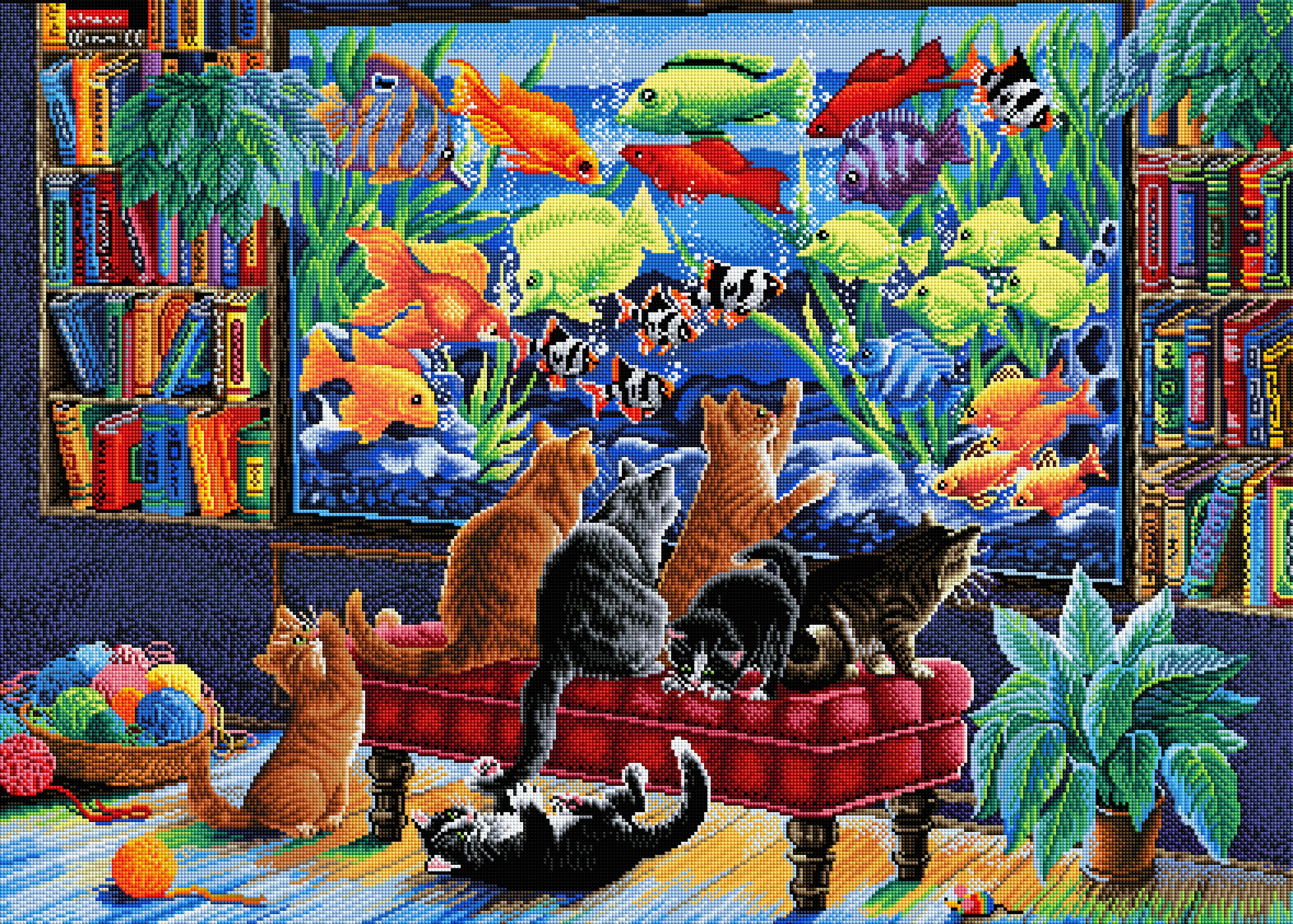 Kittens and Fish Tank - Image 2