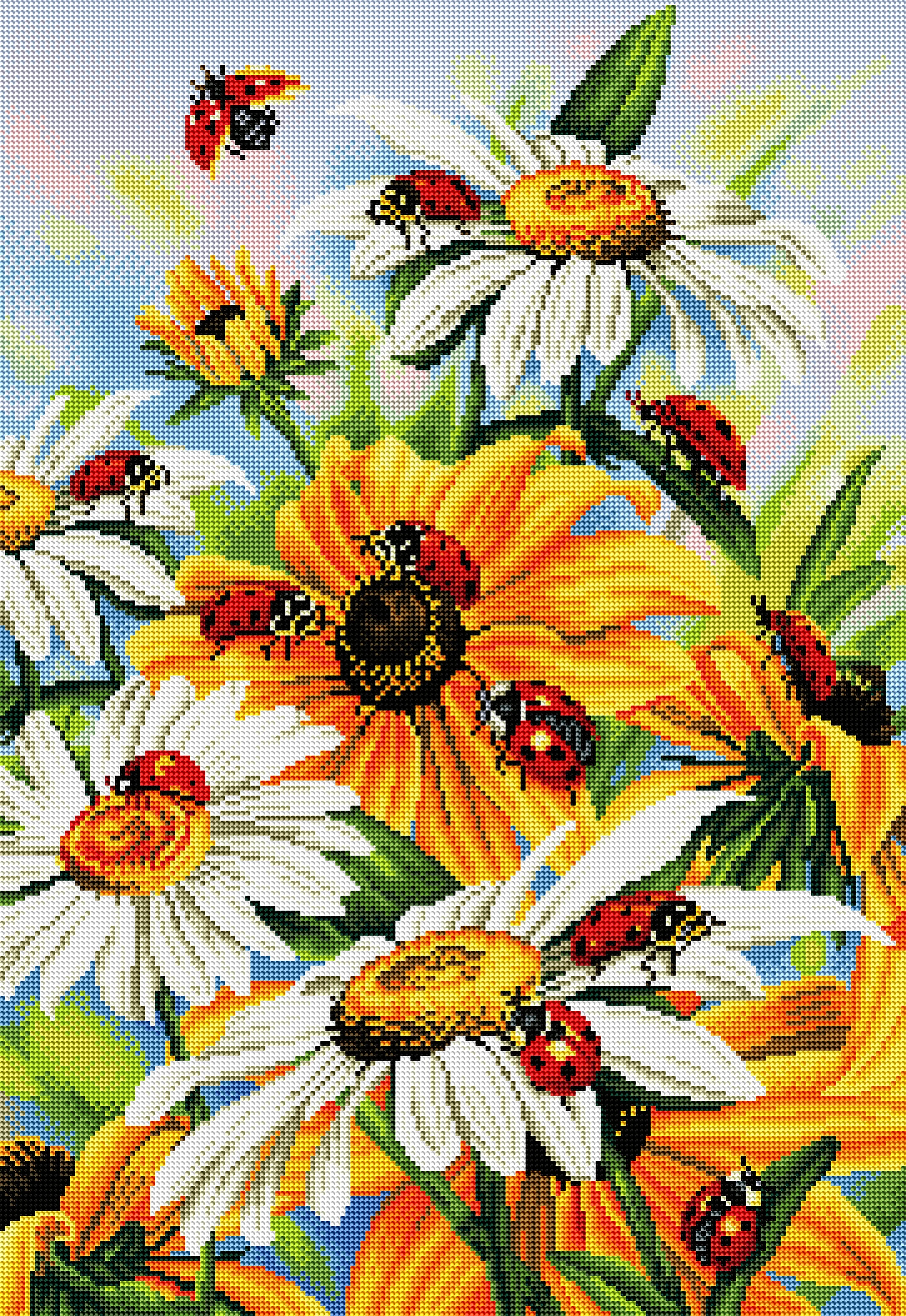 Ladybug on Sunflower - Image 2