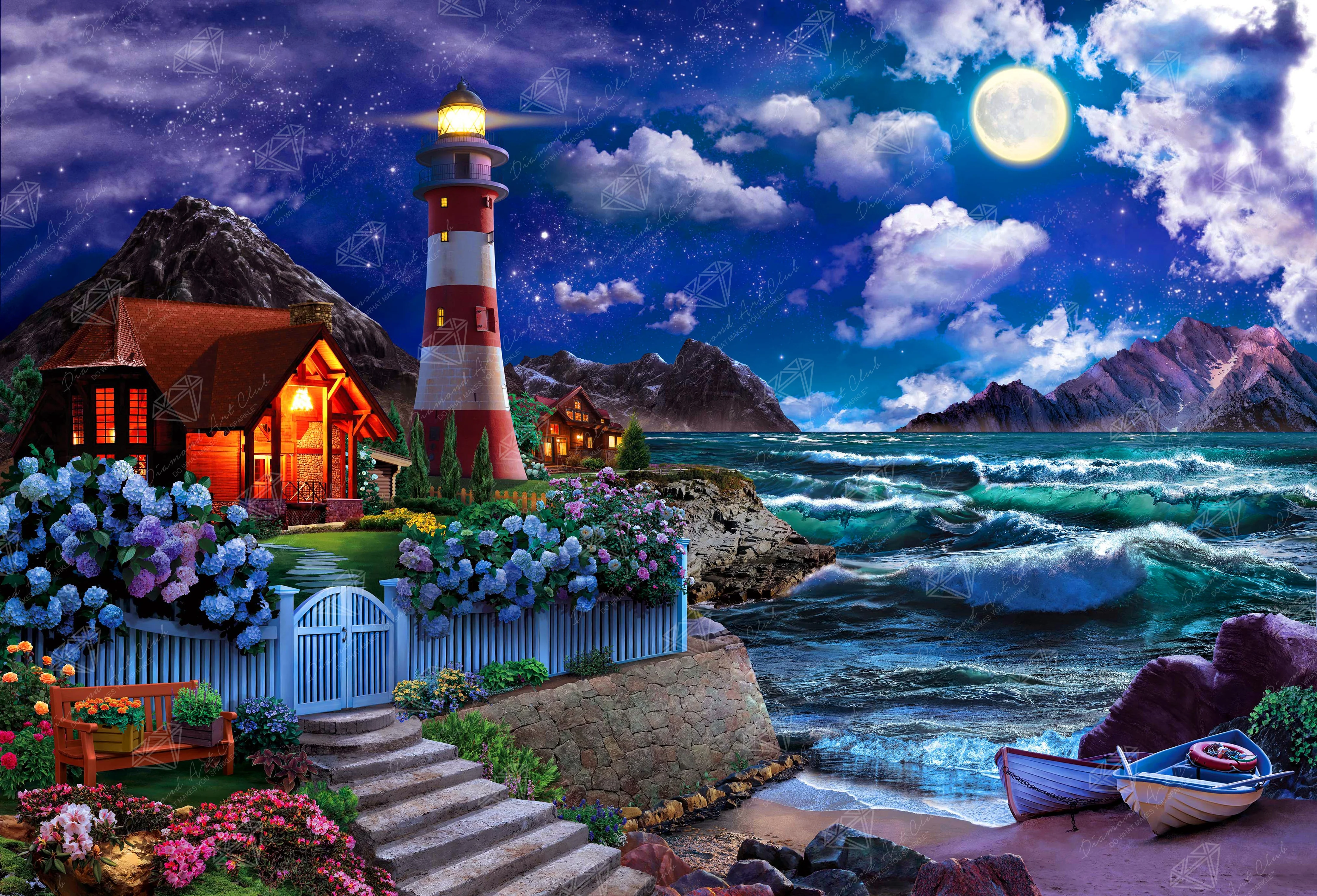 Lighthouse in the Night