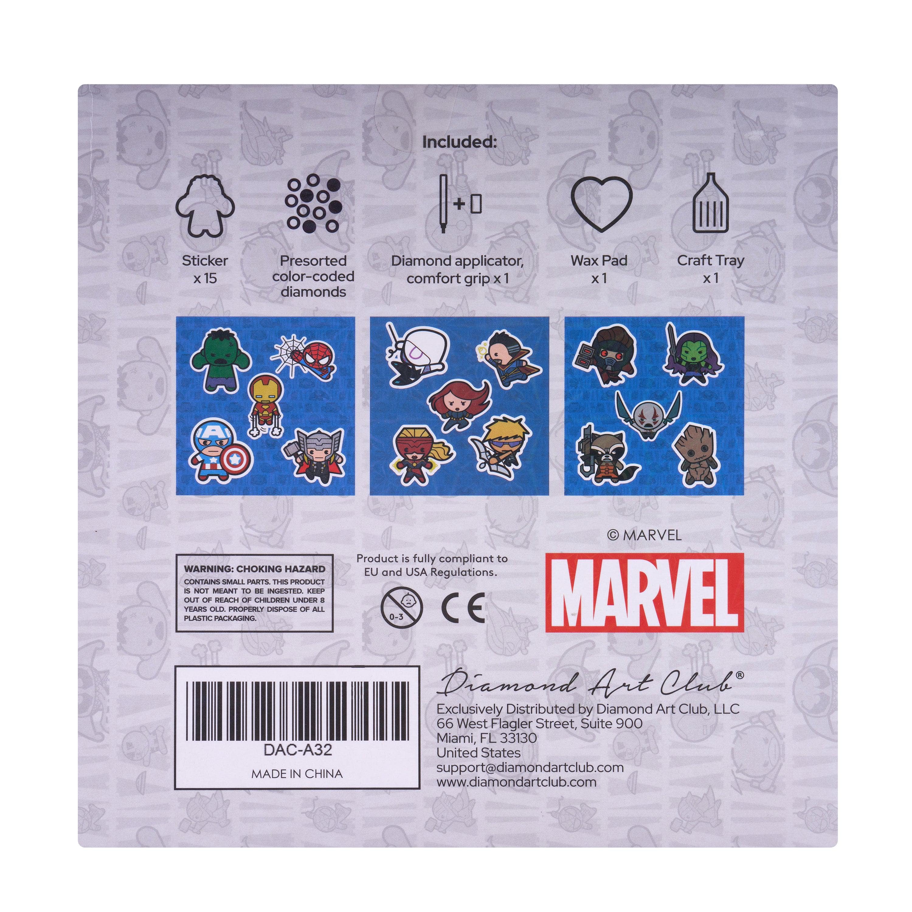 Marvel™ Superheroes Diamond Painting Stickers (Set of 15) - Image 11