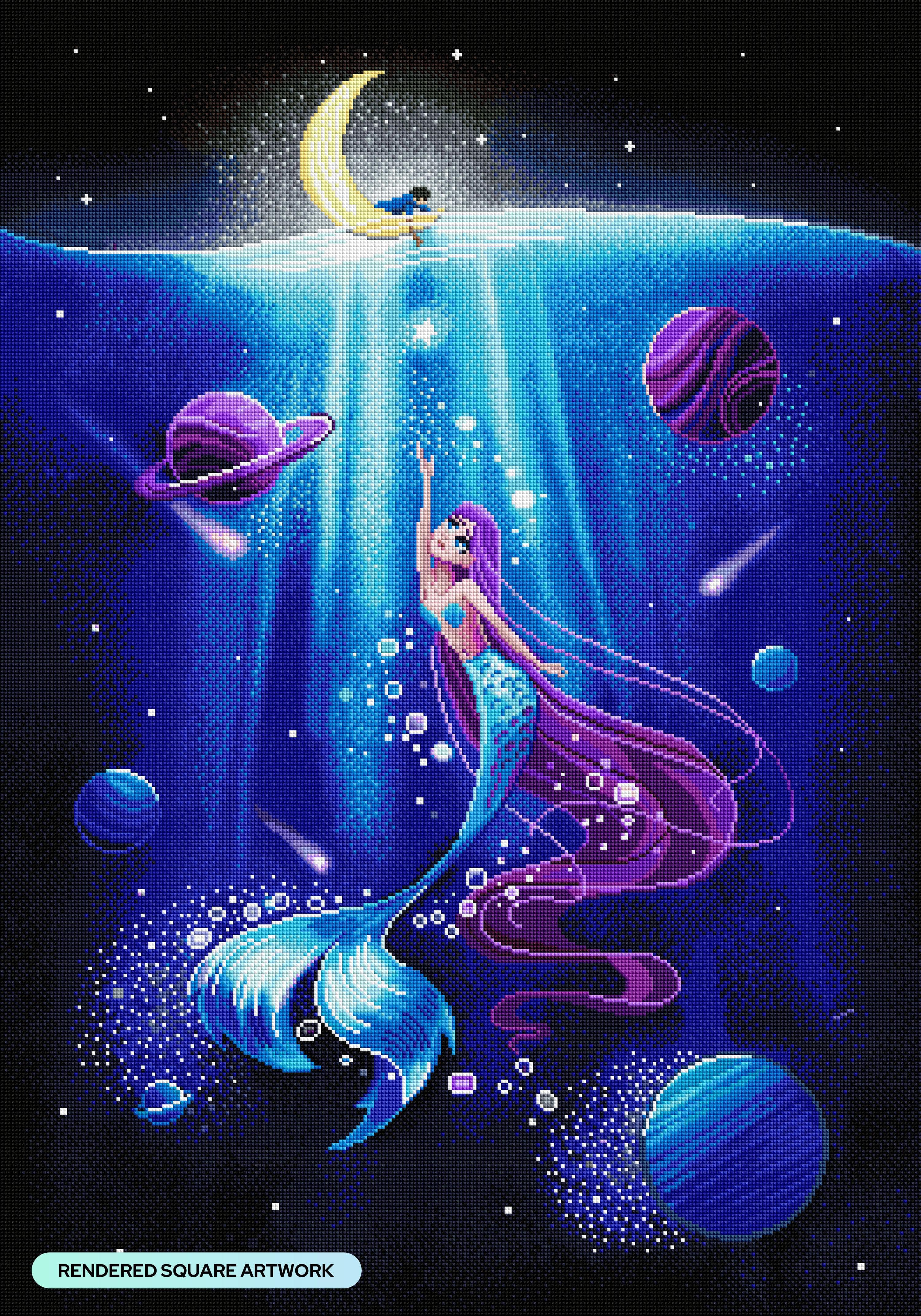 Mermaid in a Cosmic Sea - Image 2