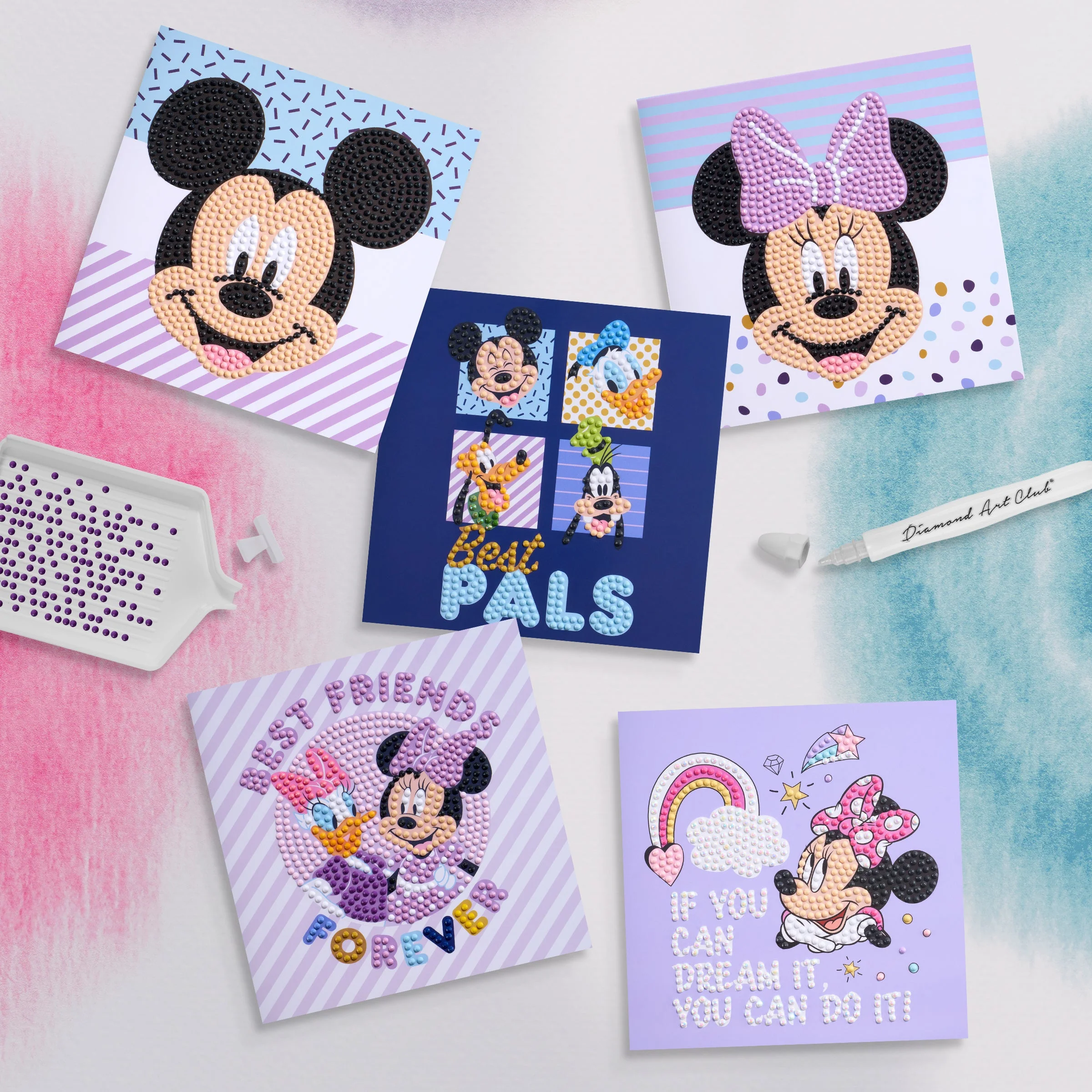 Mickey and Friends™ DIY Cards (Set of 5) - Image 2