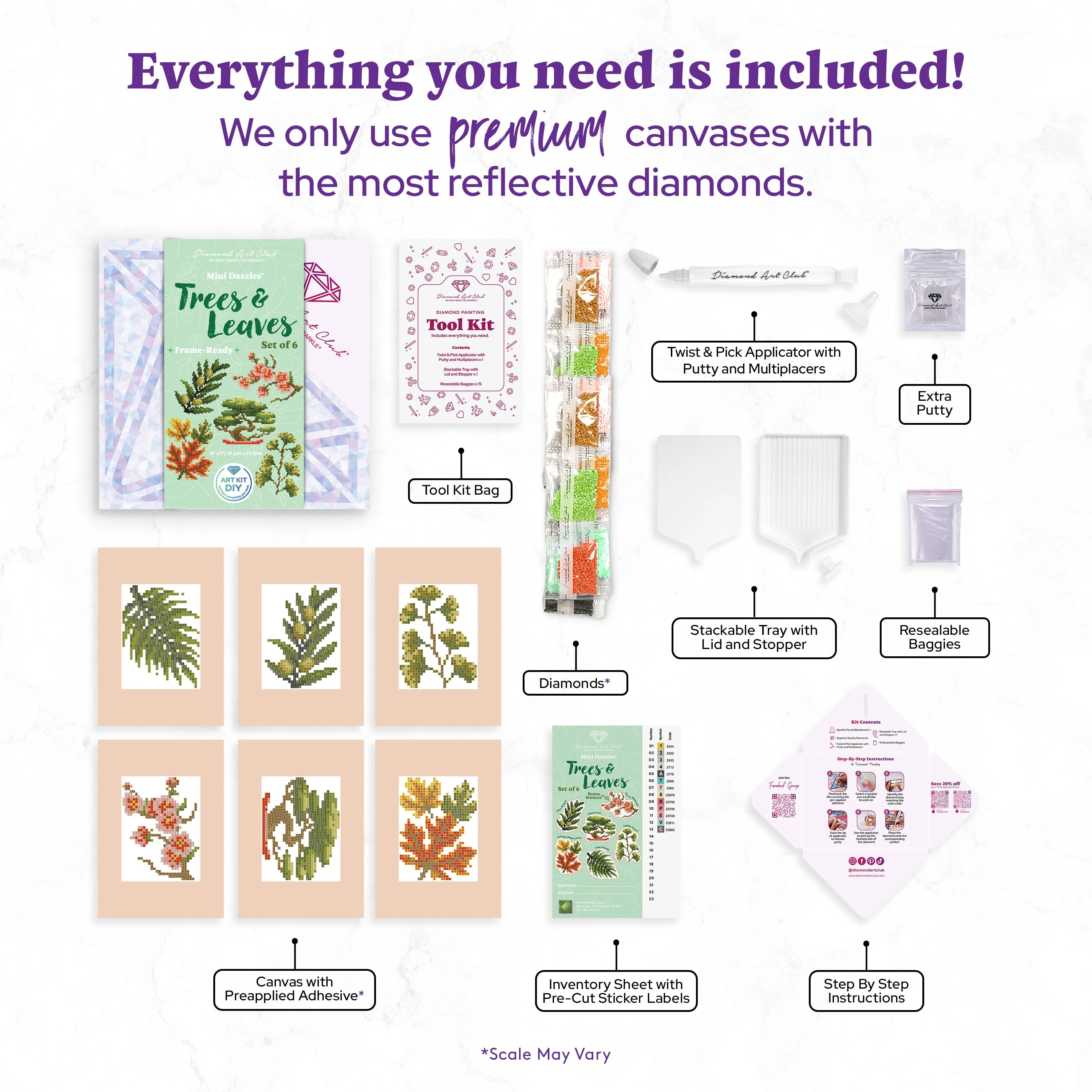 Mini Dazzles™ - Trees & Leaves - Image 3
