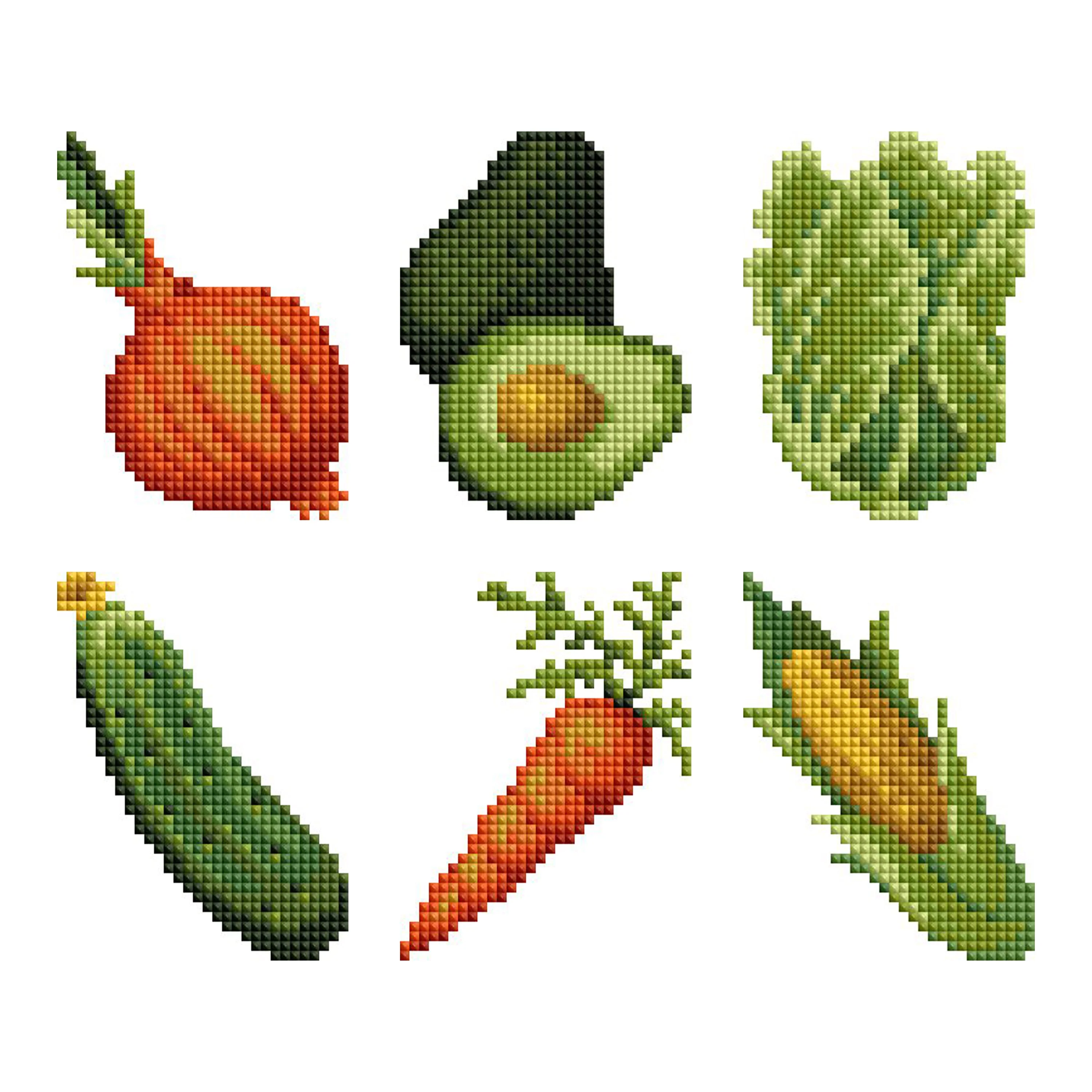 Mini Dazzles™ - Veggies