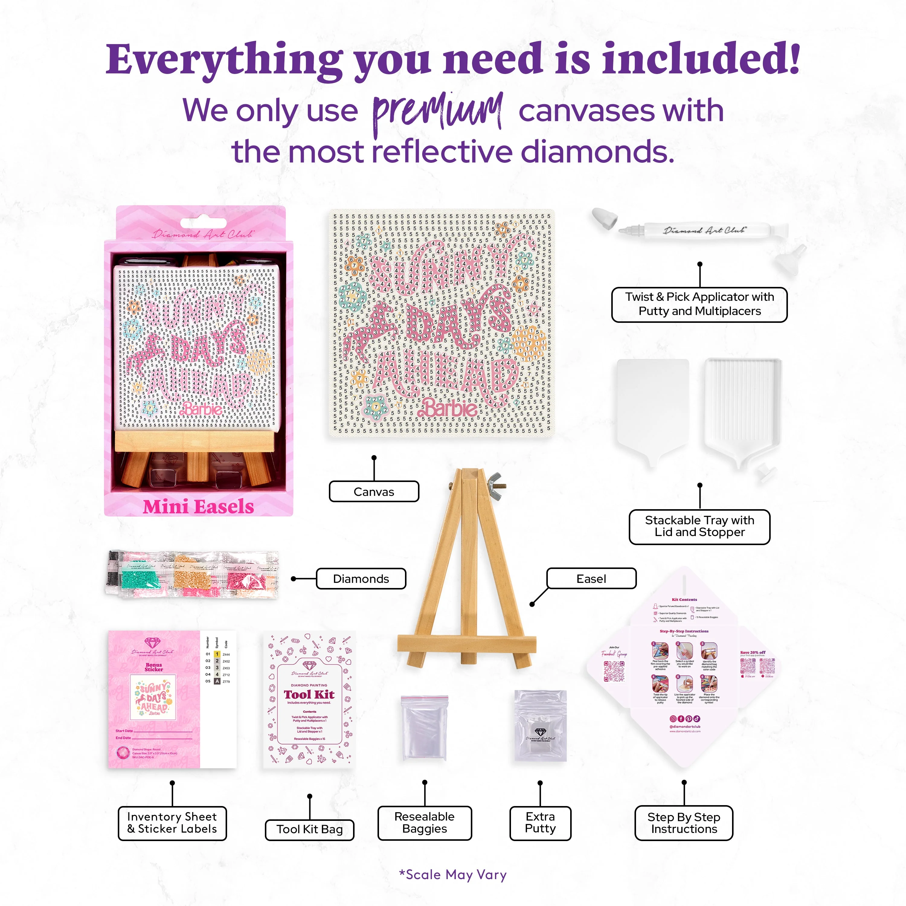Mini Easels - Sunny Days Ahead (Barbie™) - Image 3