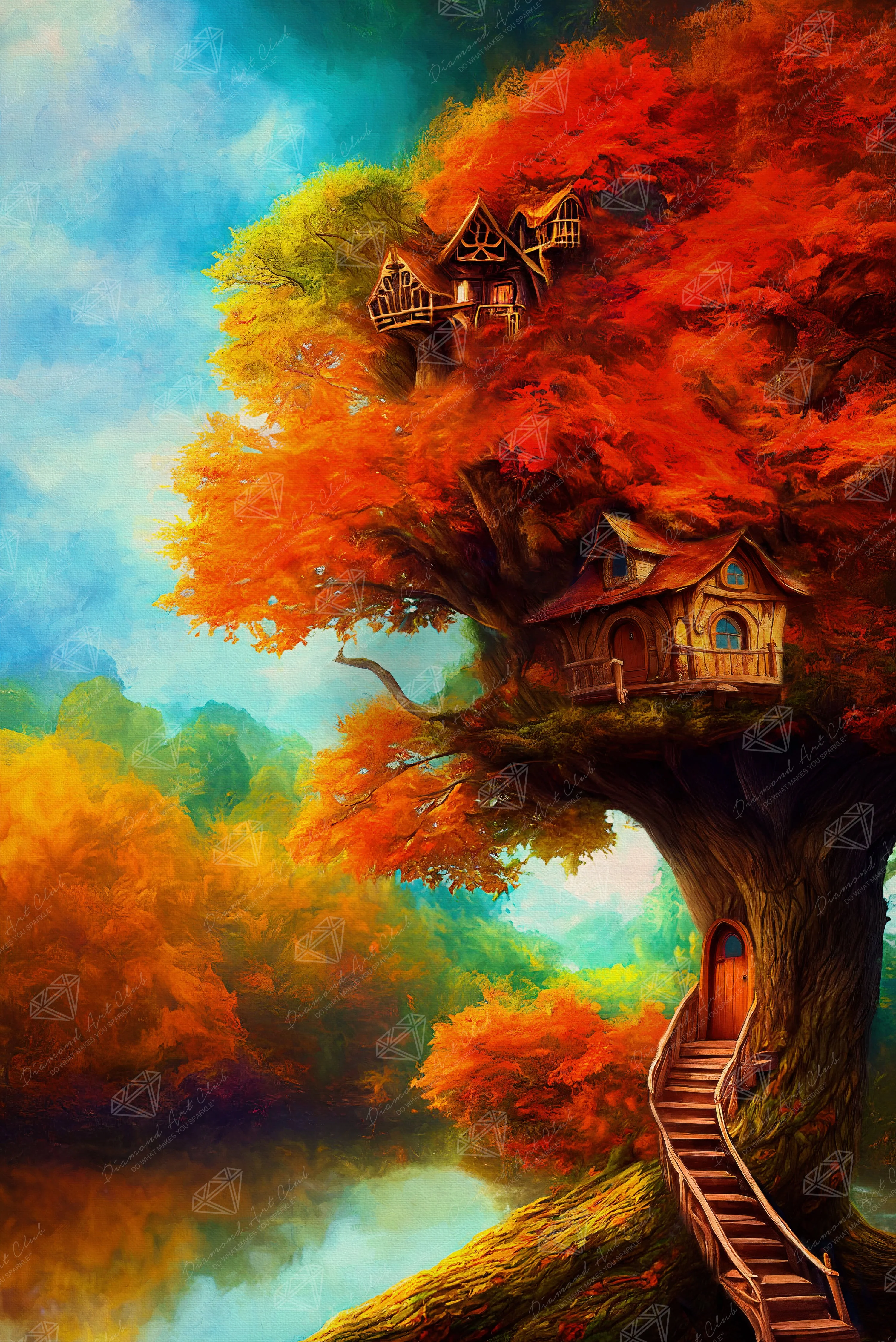 My Treehouse in Autumn