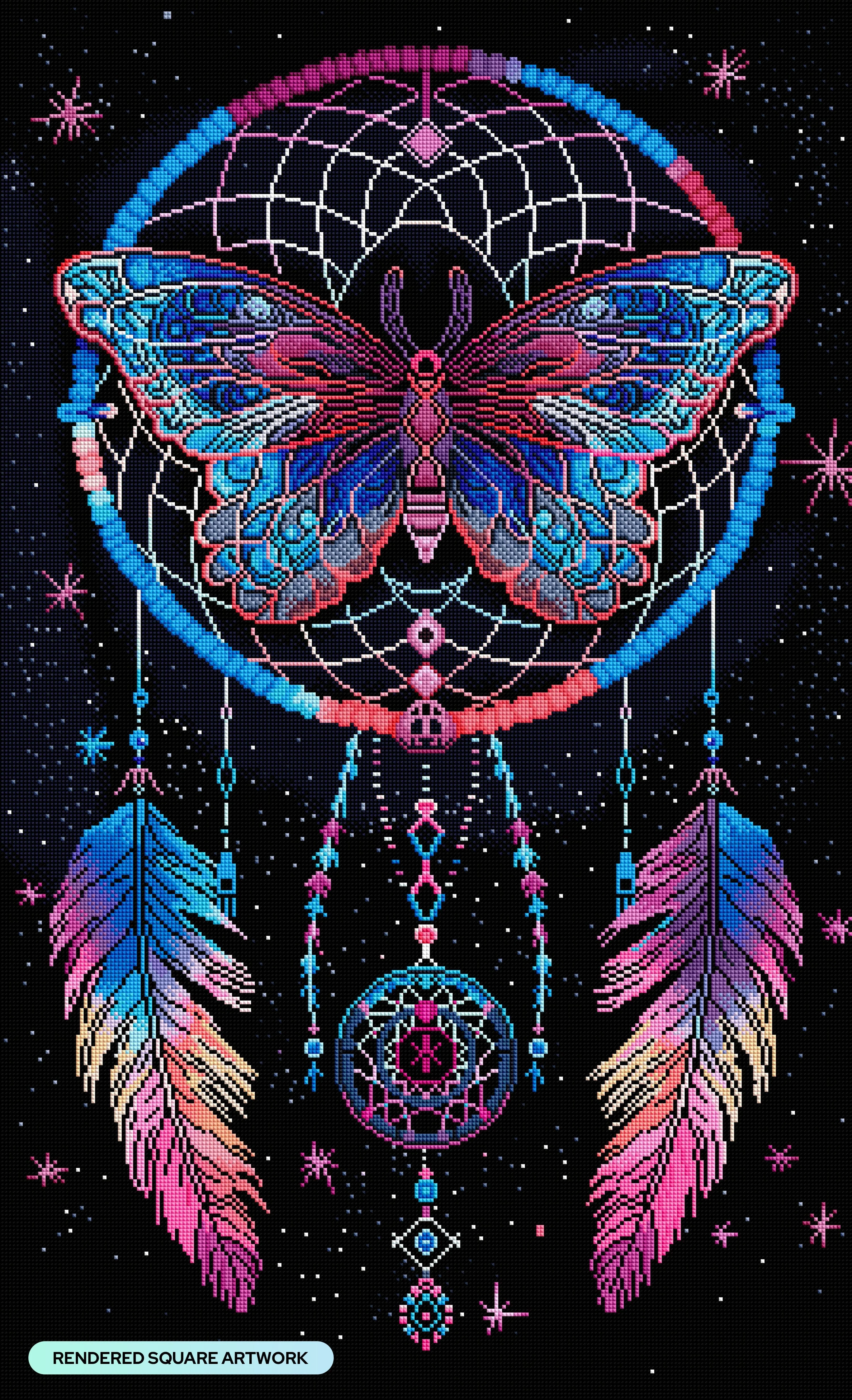Night and the Moth Dreamcatcher - Image 2
