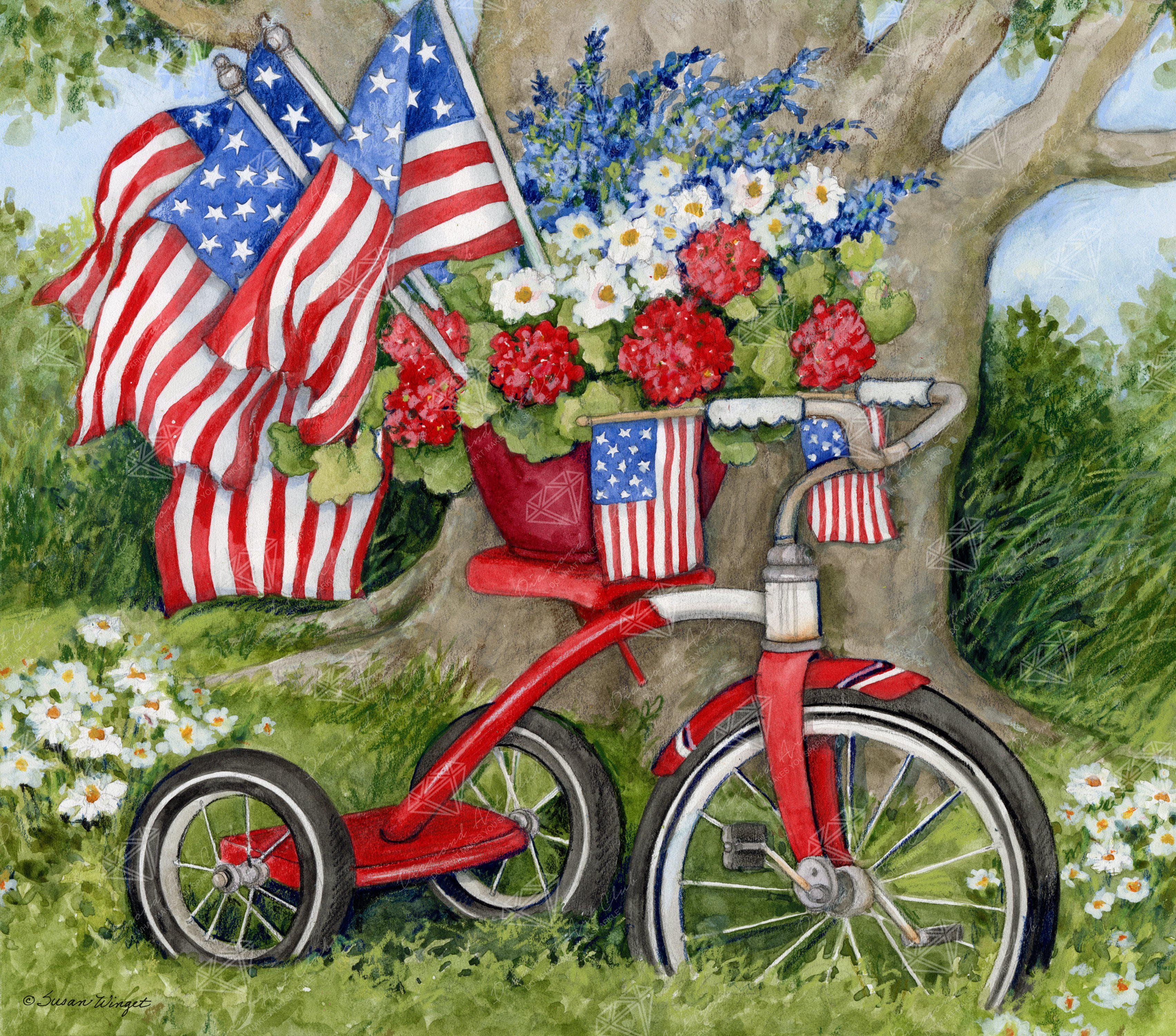 Patriotic Tricycle