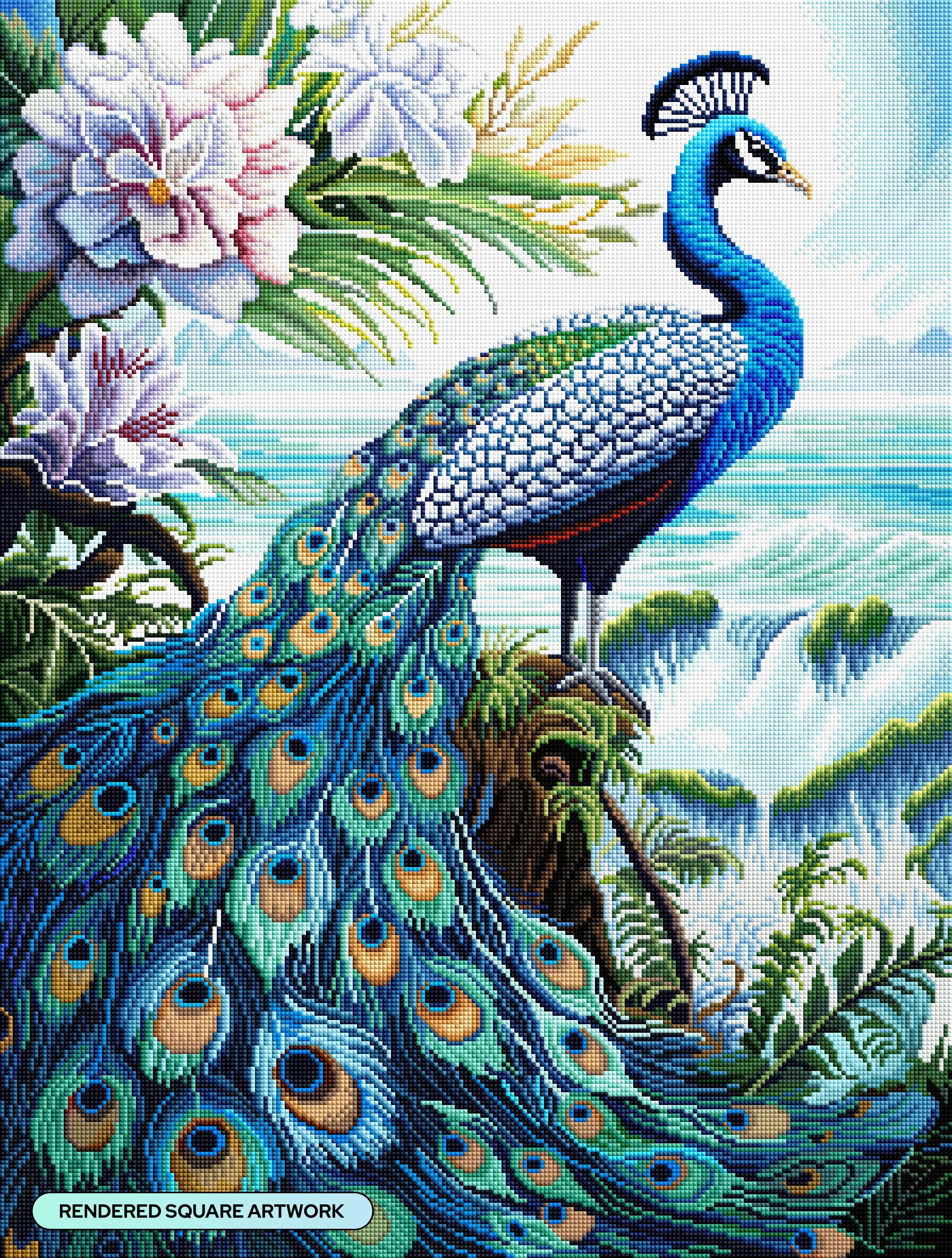 Peacock in Blue - Image 2