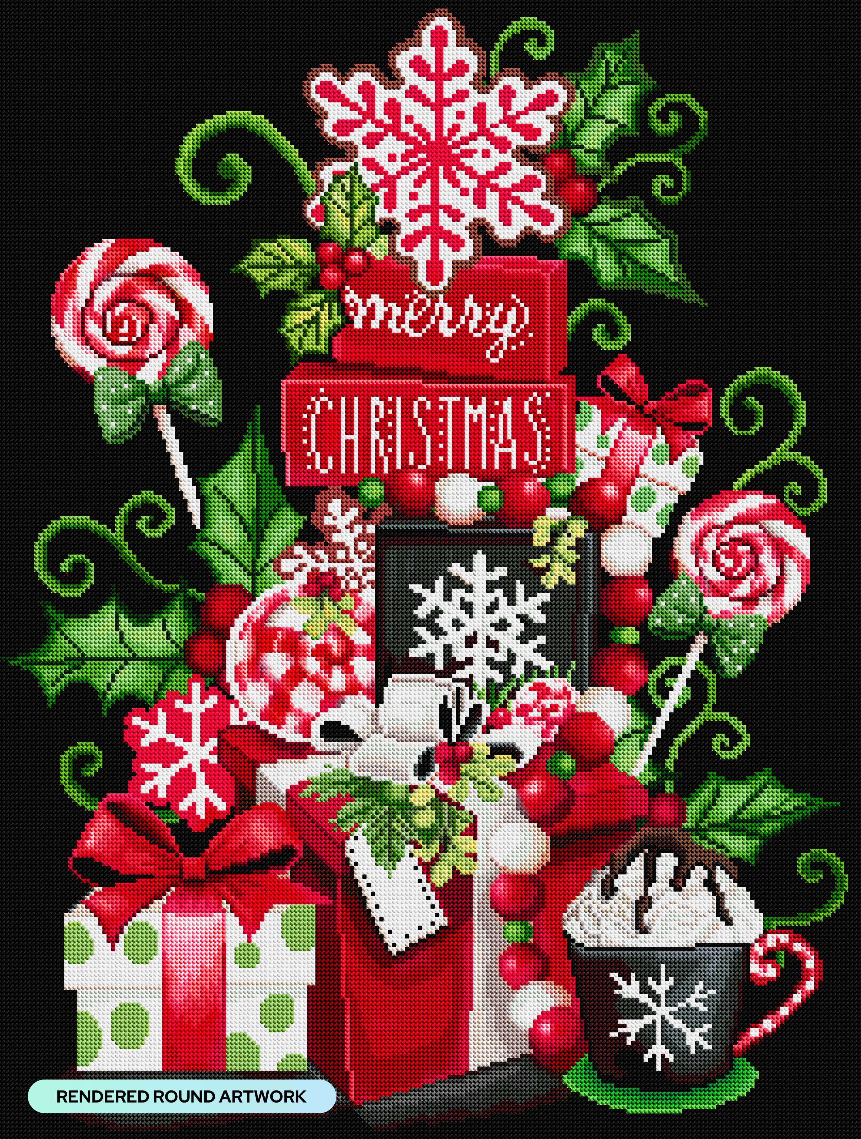 Peppermint Christmas Stack - Image 2