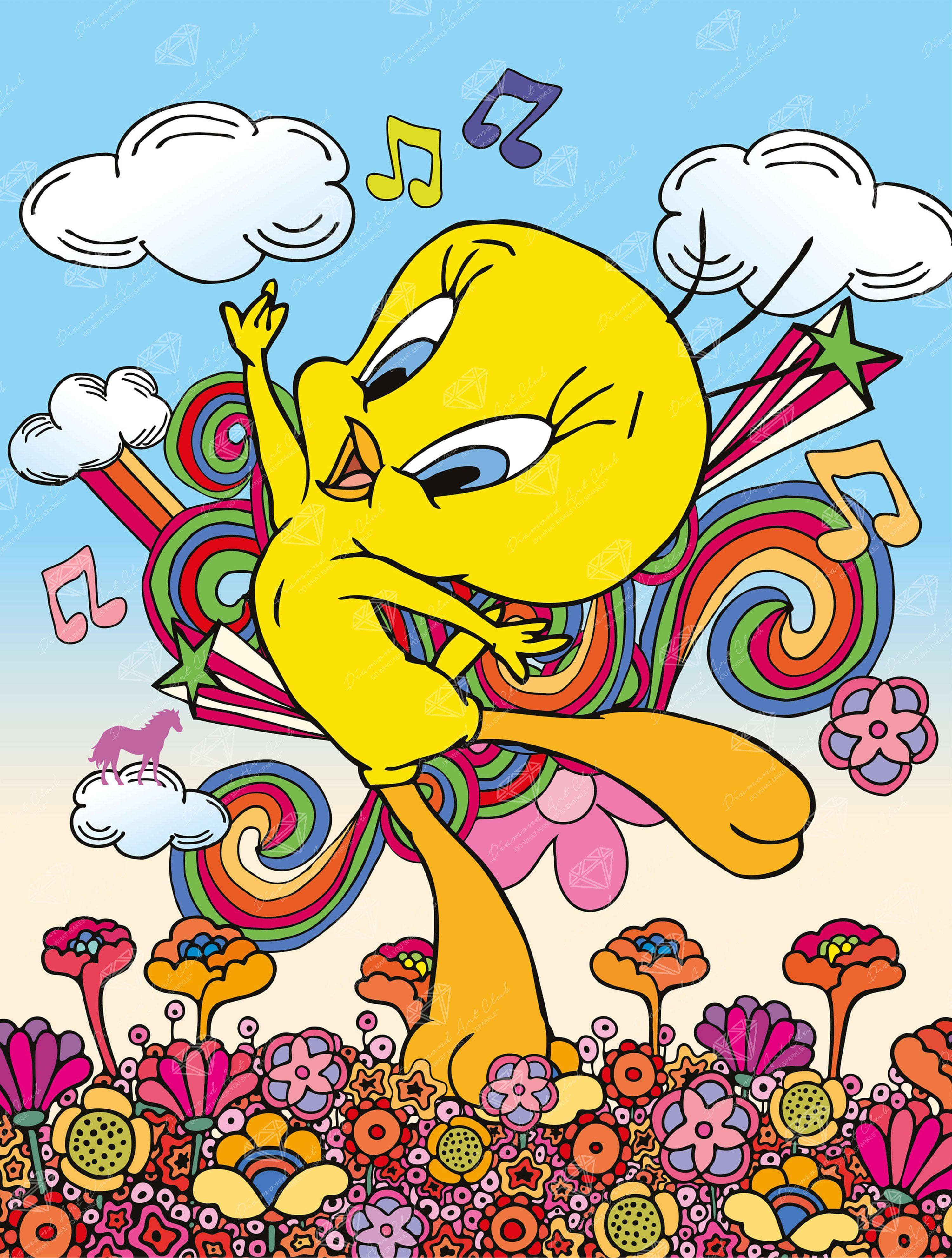 Psychedelic Dancing Tweetyâ˘