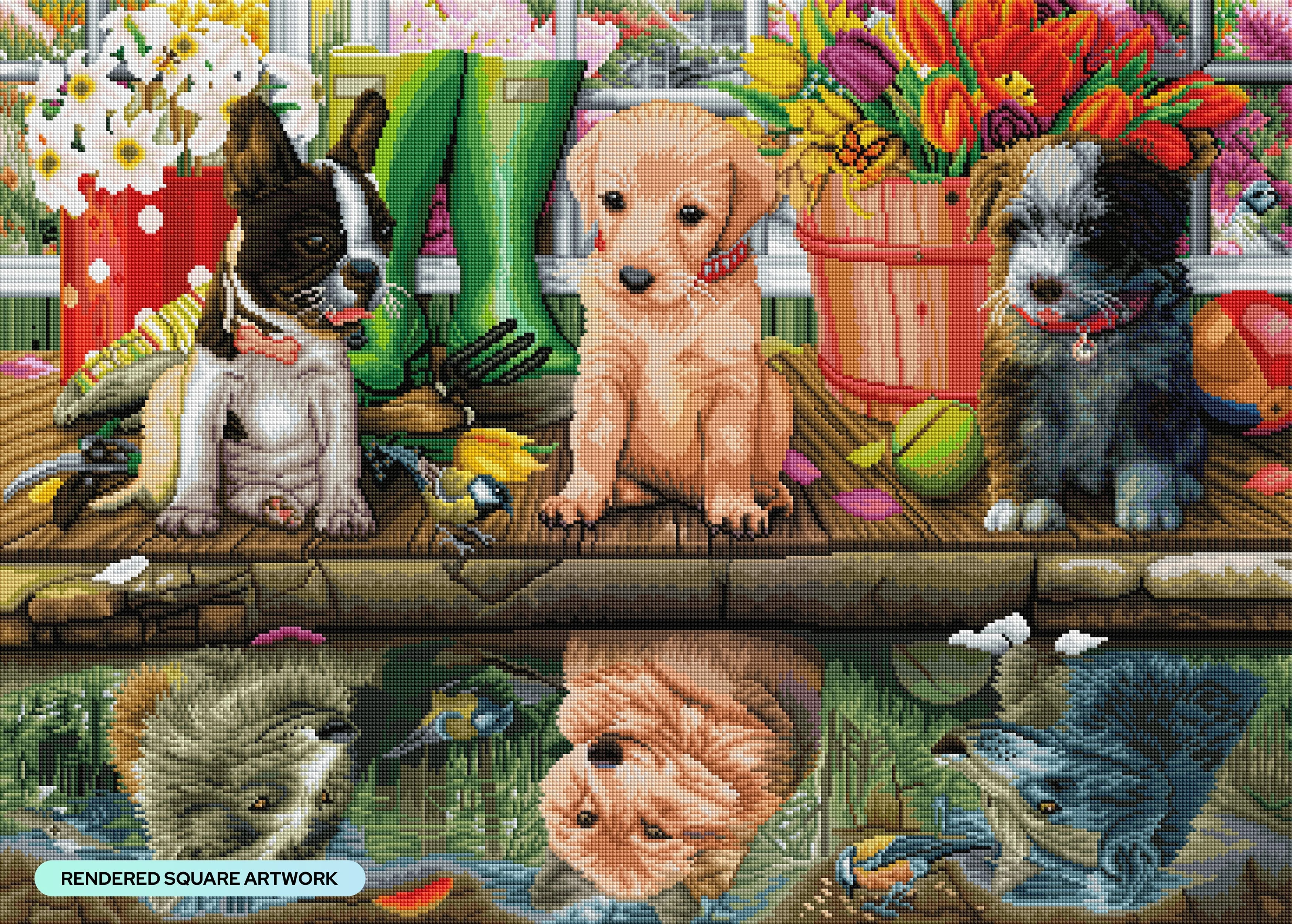 Puppies Reflection - Image 2