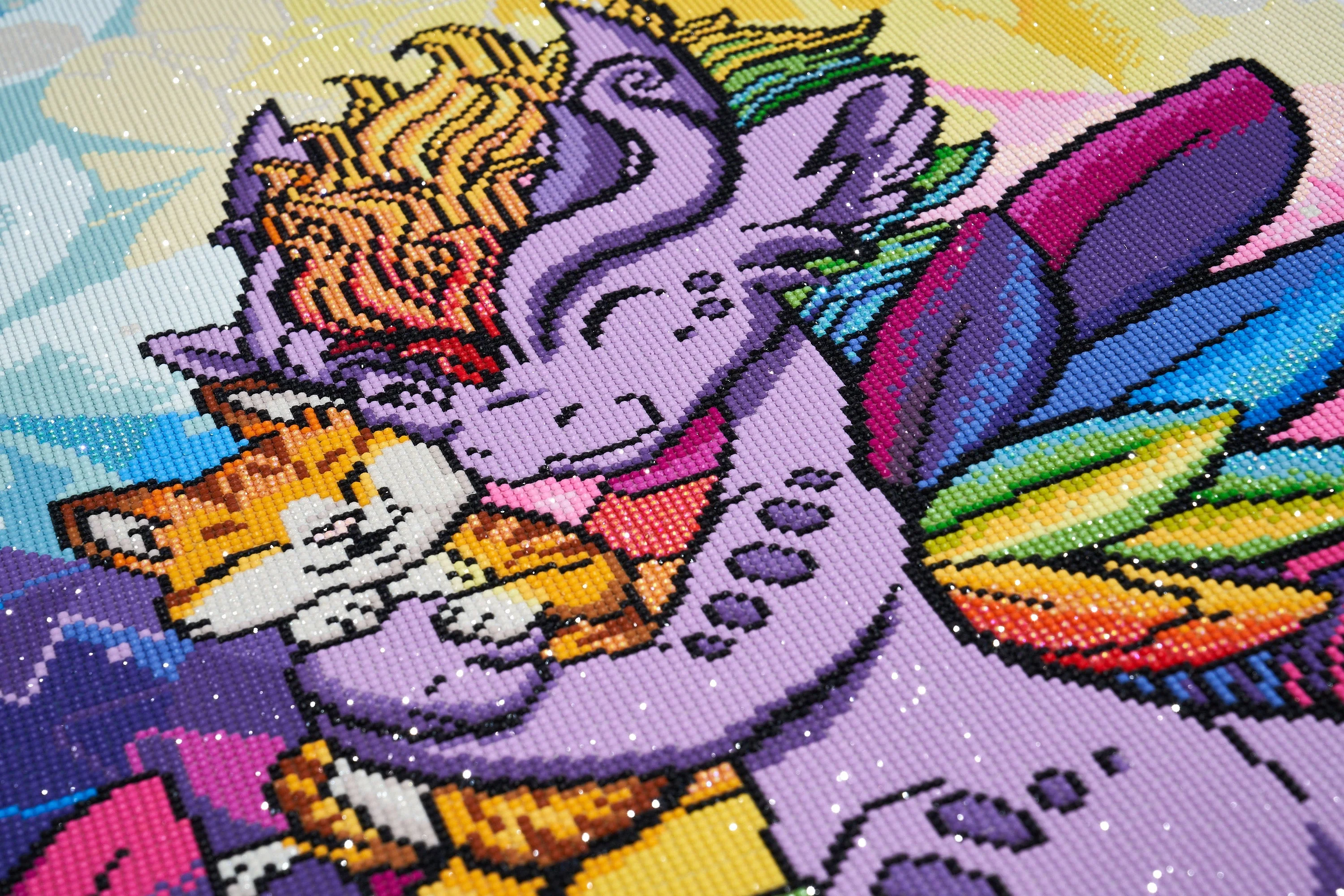 Rainbow Dragon Hugging Cat - Image 5