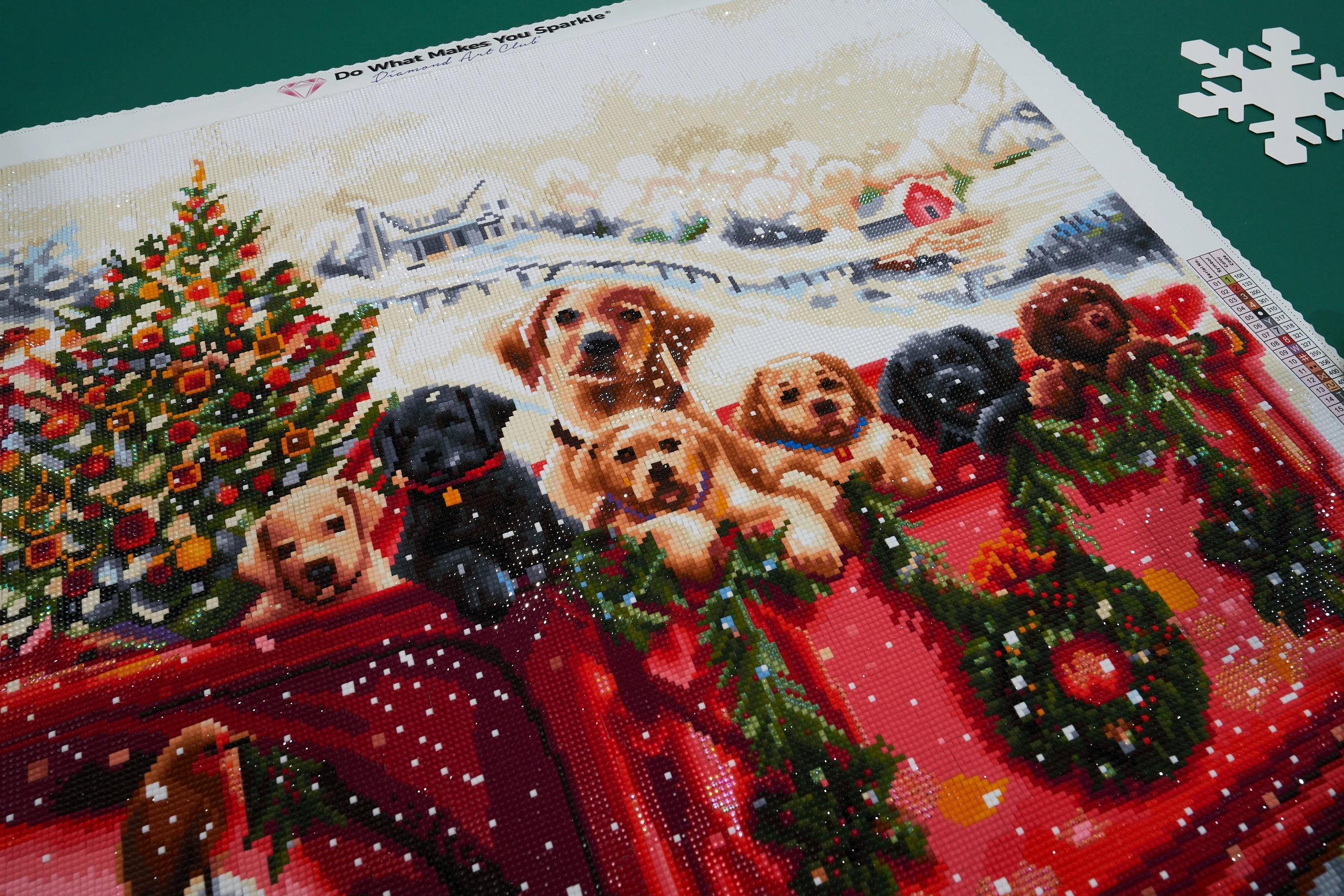 Red Truck and Labradors - Image 4