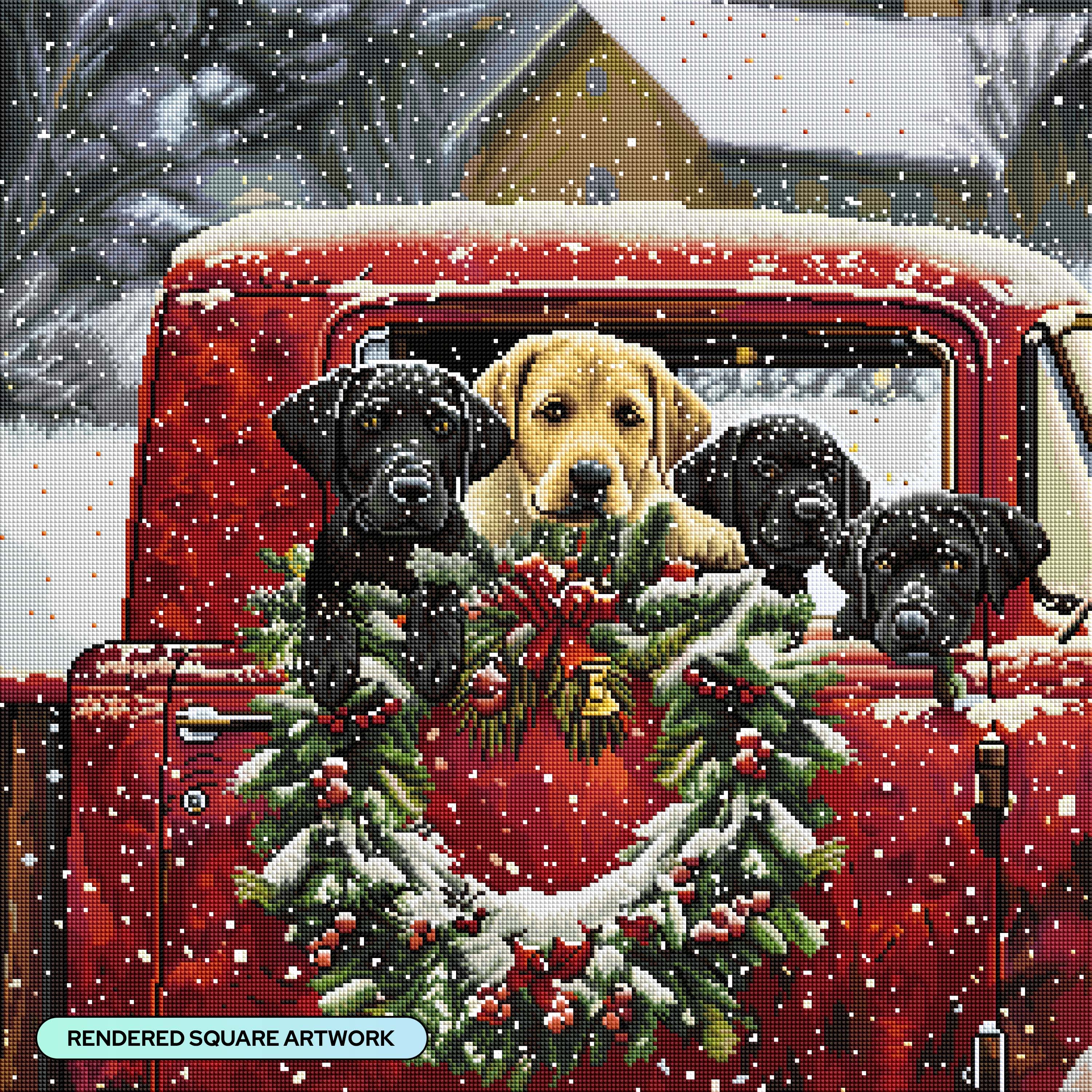 Red Truck Full of Labs - Image 2