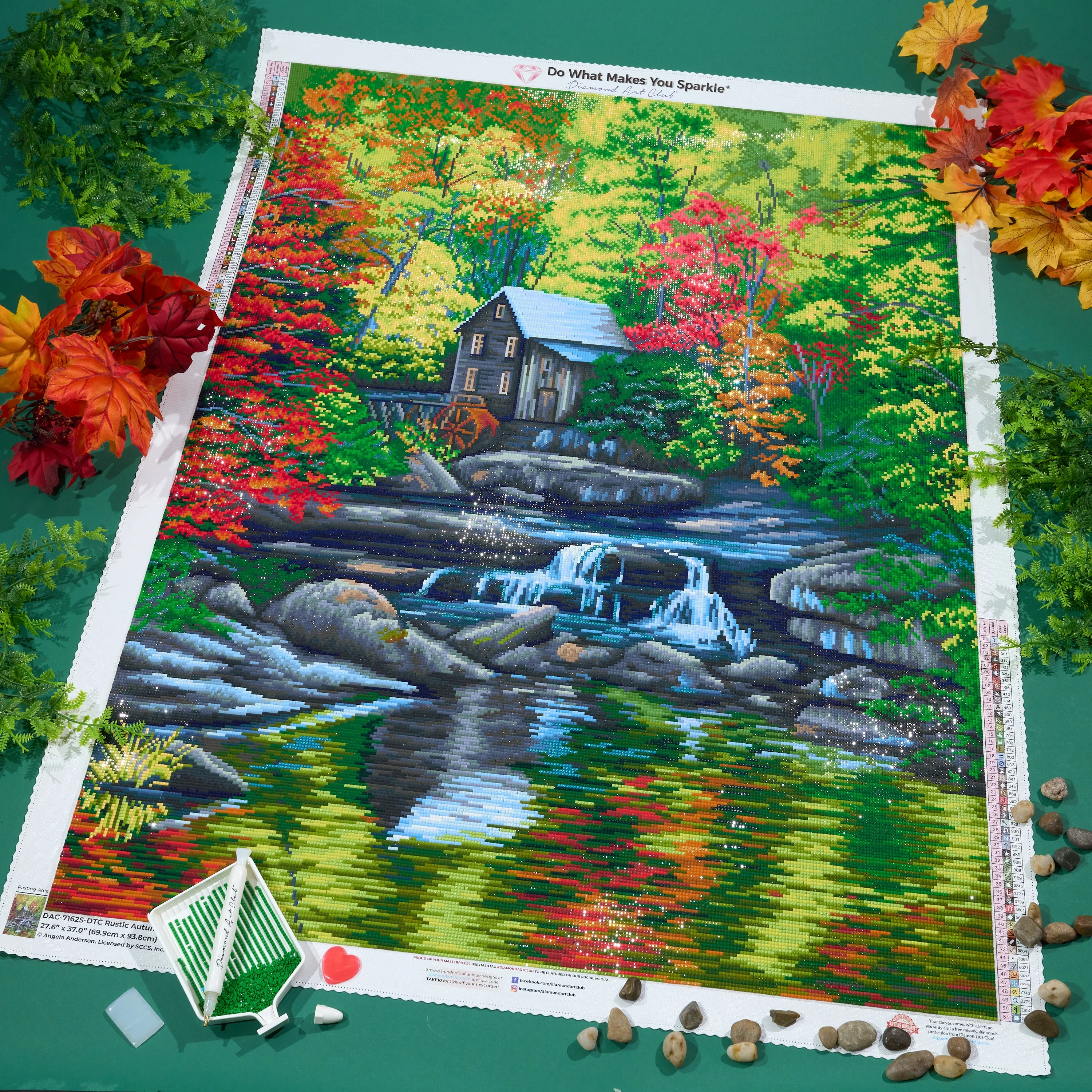 Rustic Autumn Mill Waterfall - Image 8