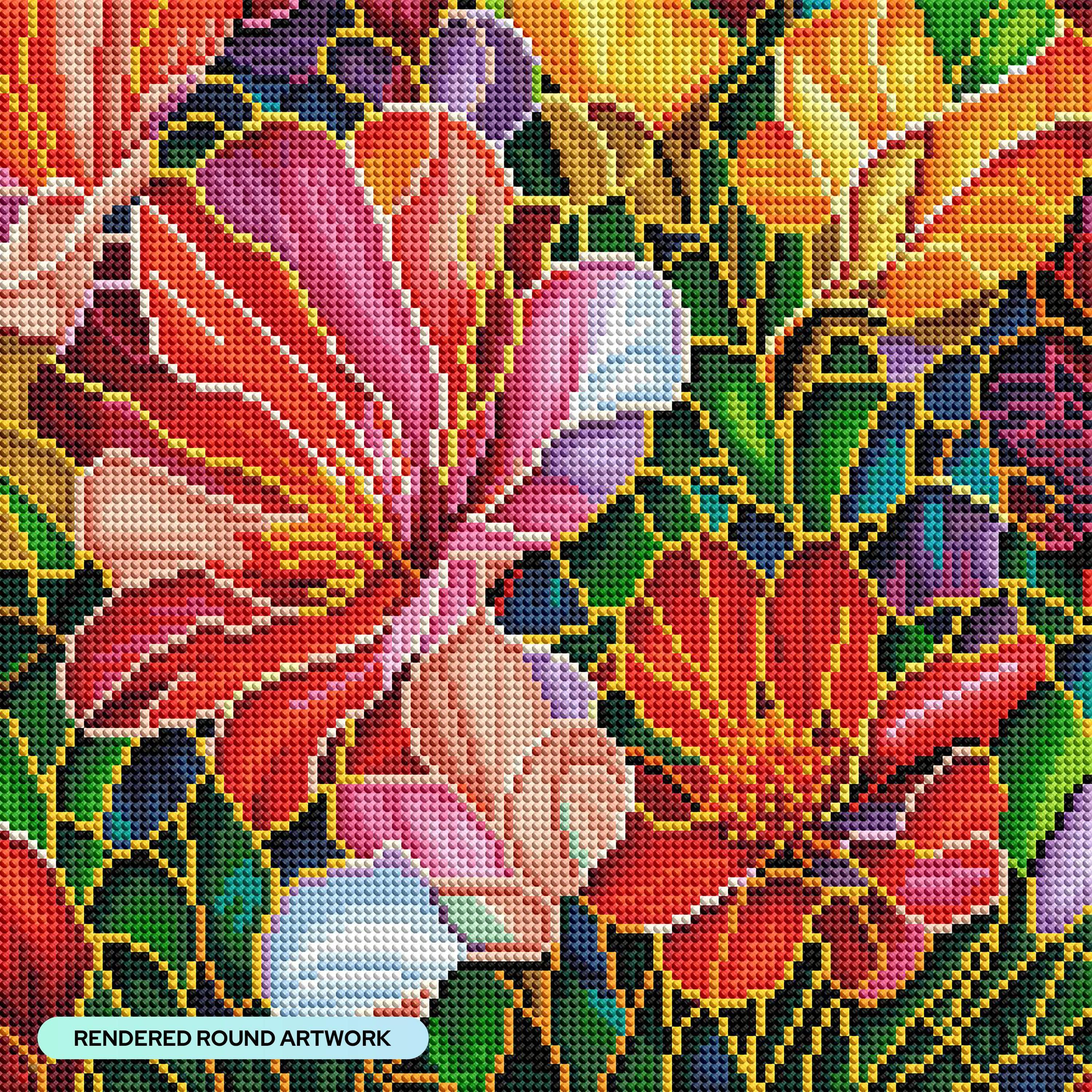 Stained Glass Flower - Image 2