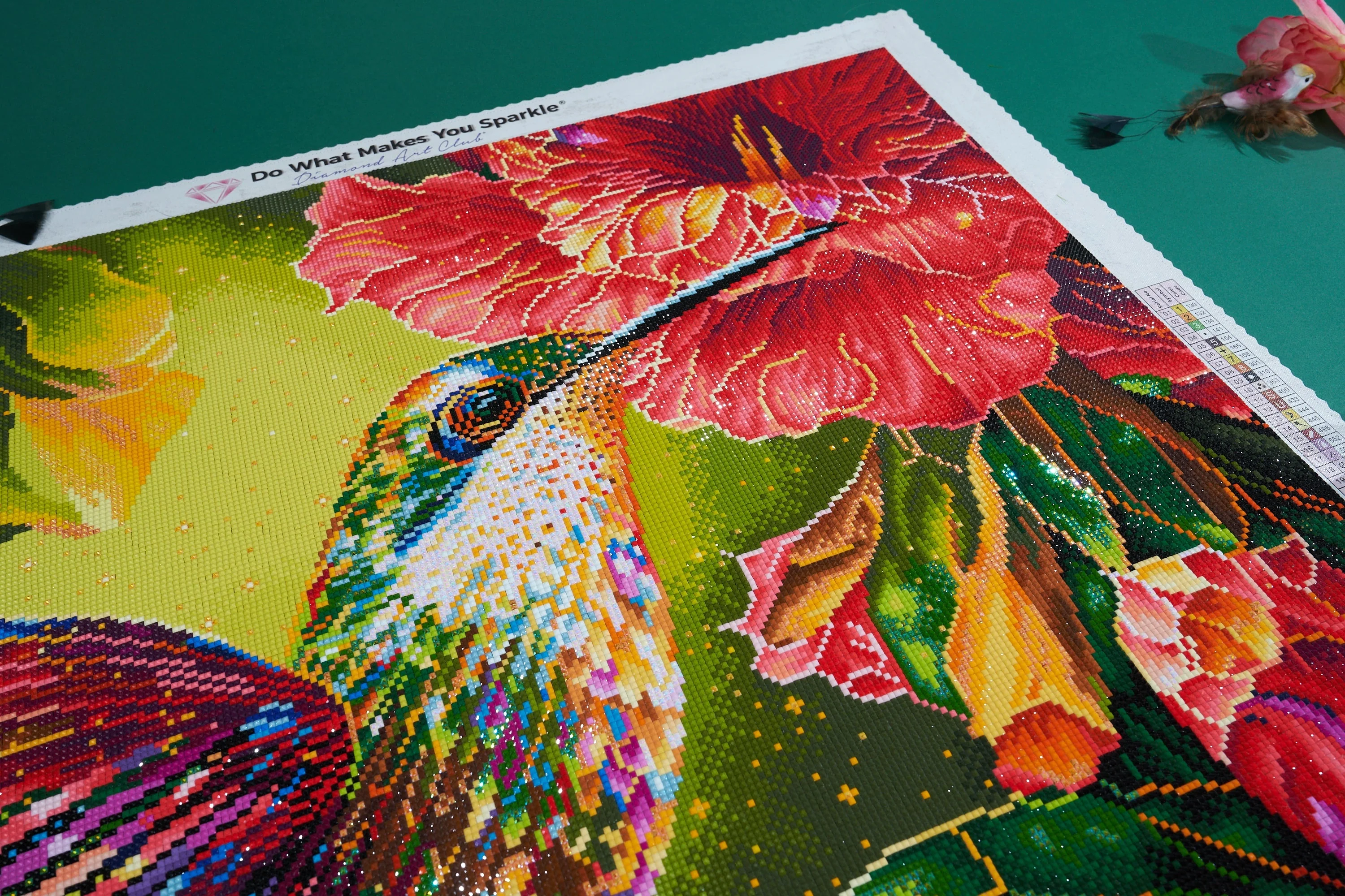 Stained Glass Hummingbird & Hibiscus - Image 4