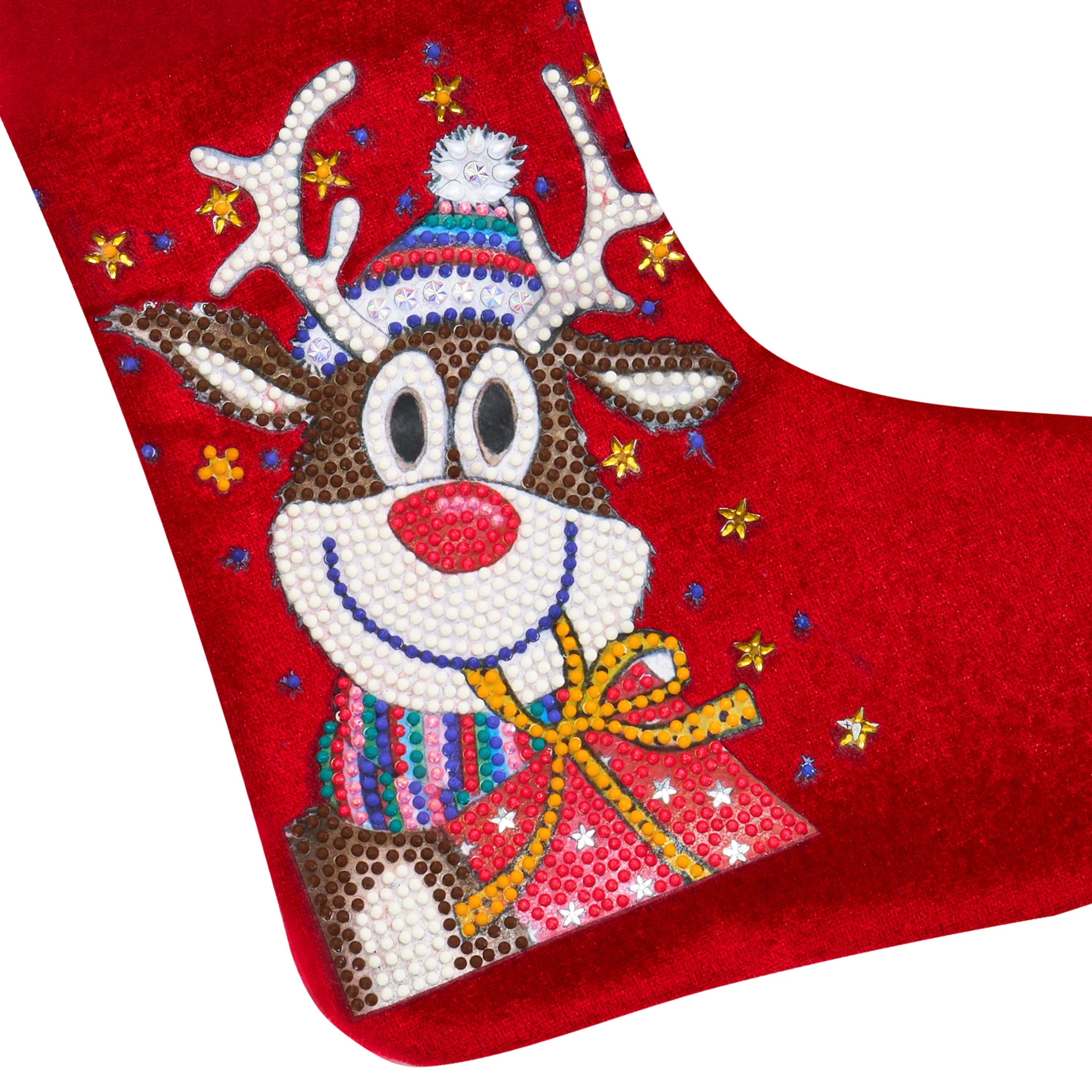 Christmas Stocking - Jolly Reindeer - Image 4