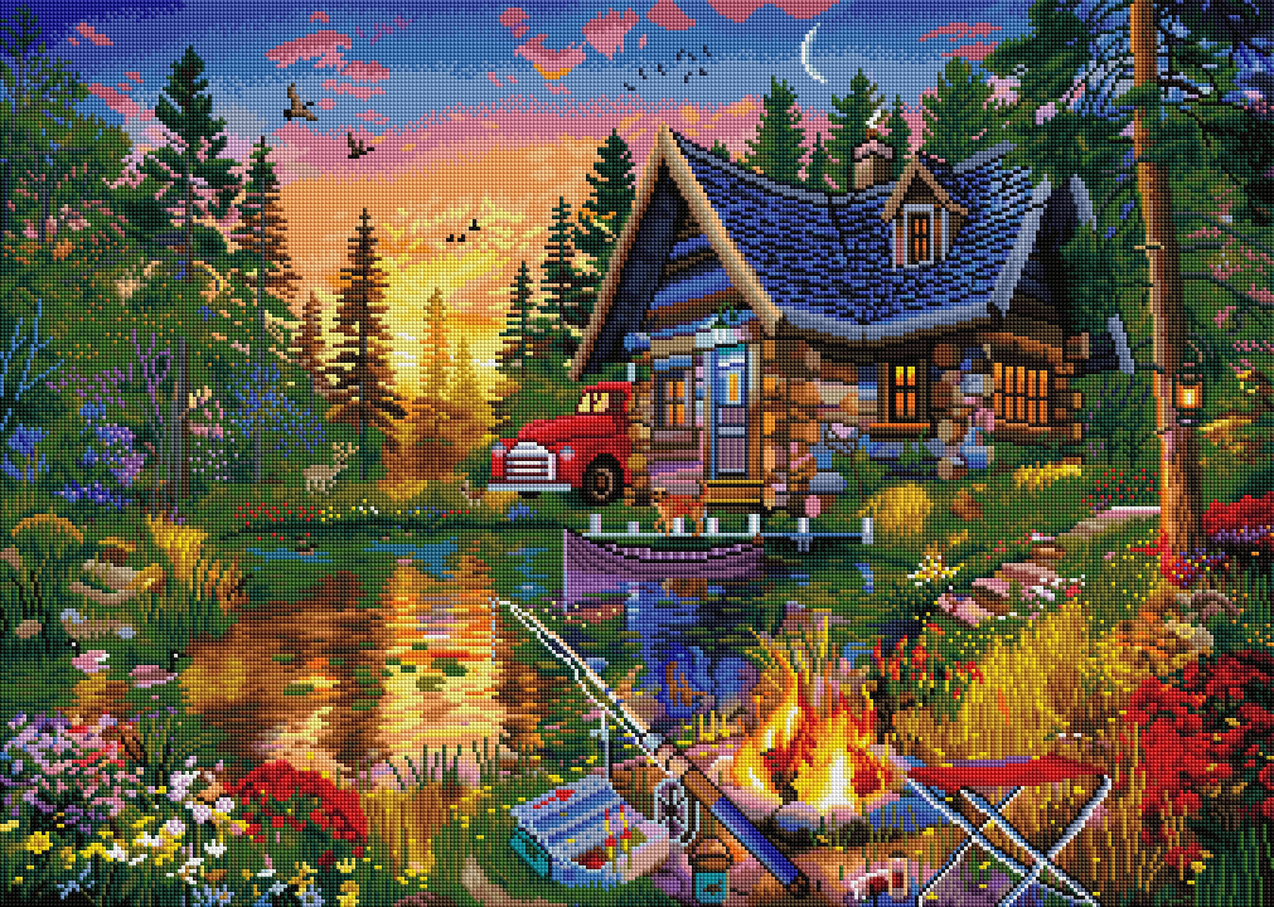 Summer Sunset Fishing - Image 2