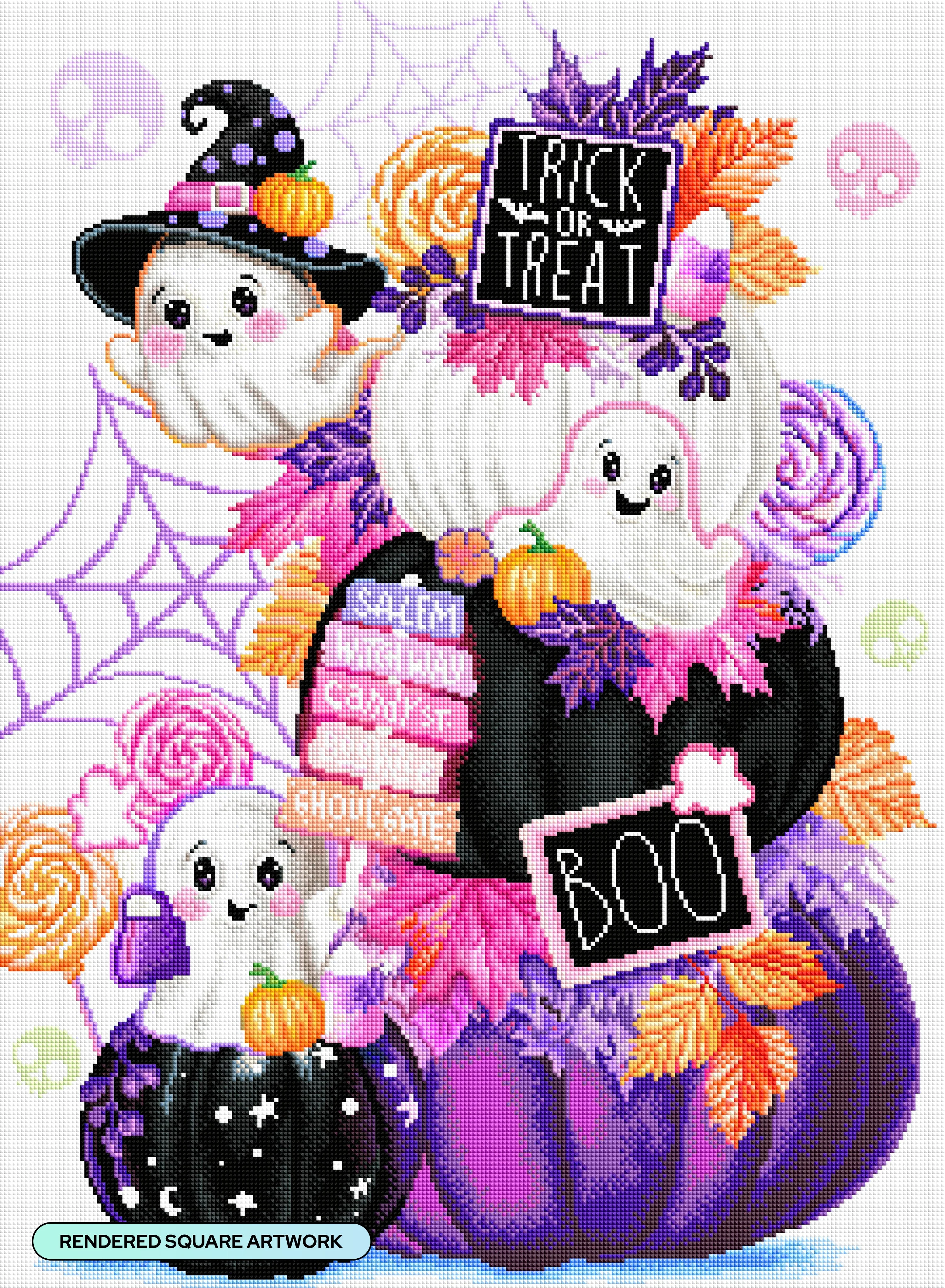 Sweet Ghosts Pumpkin Stack - Image 2