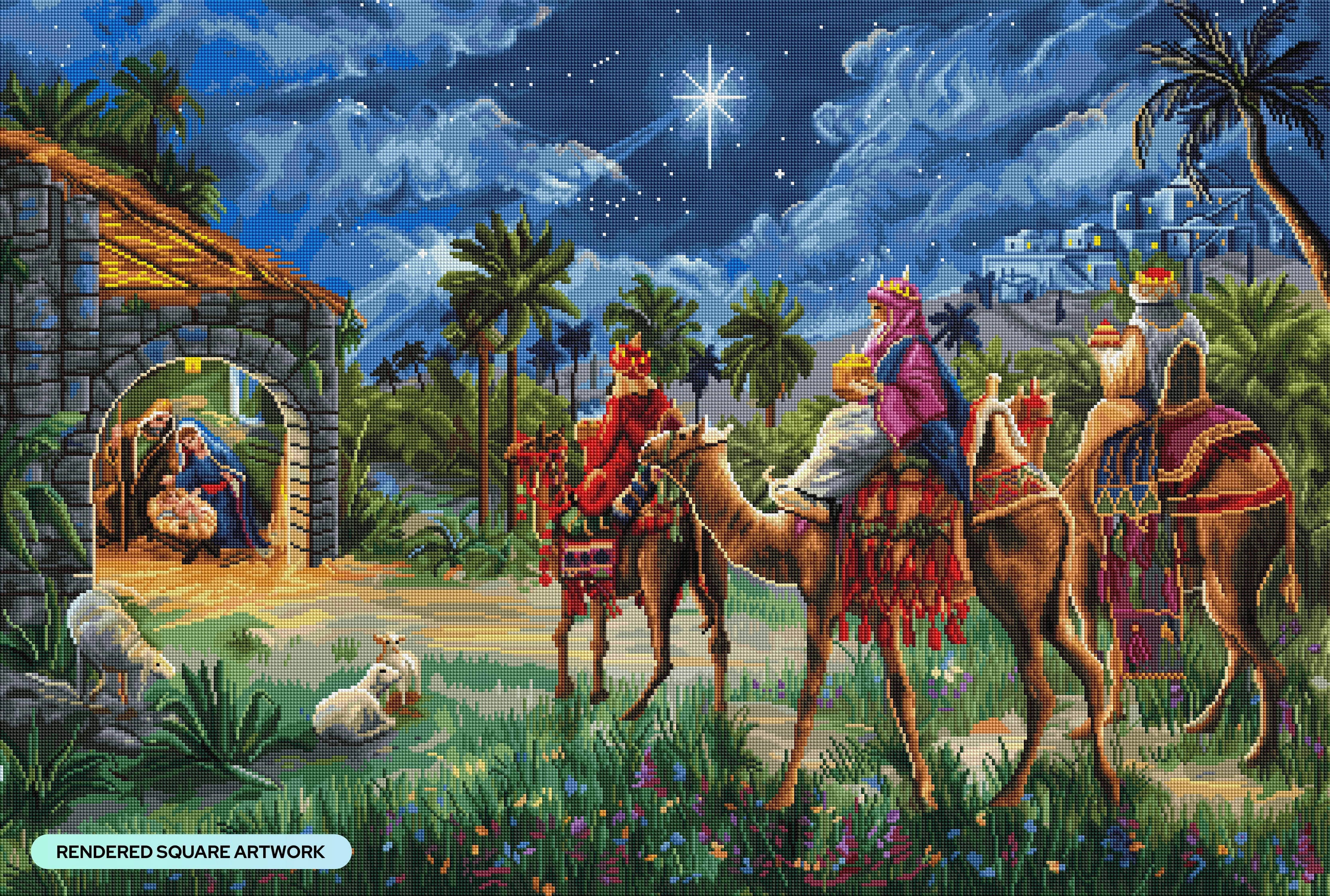 Three Kings Nativity Scene - Image 2
