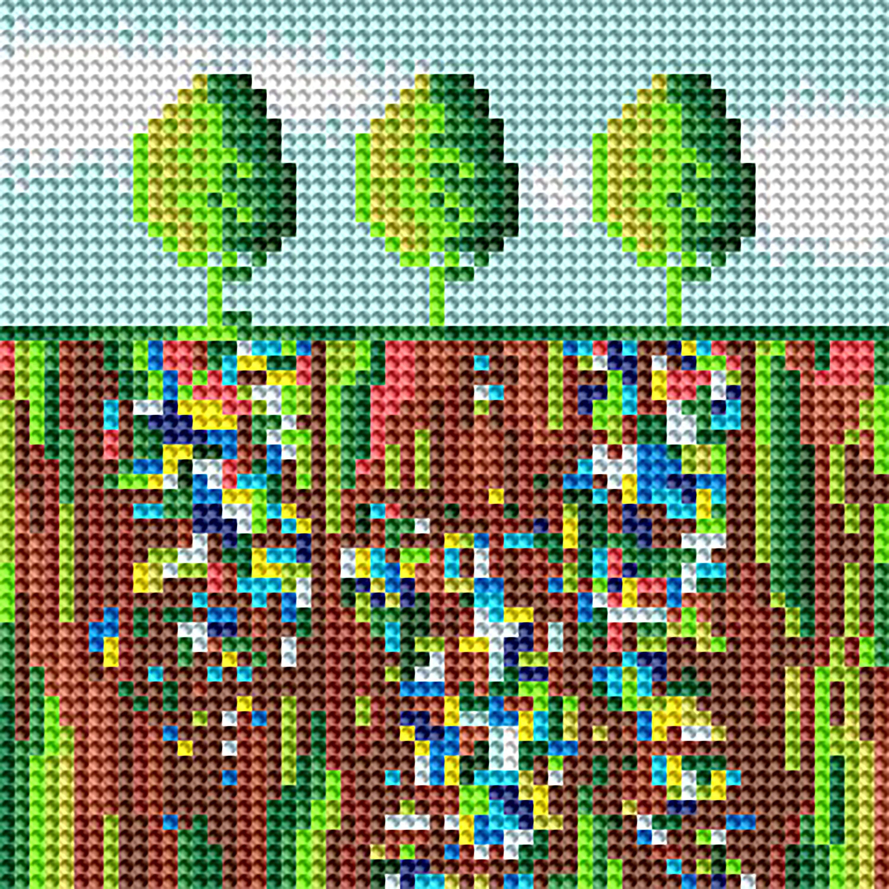 Tiny Green Treescape - Image 2